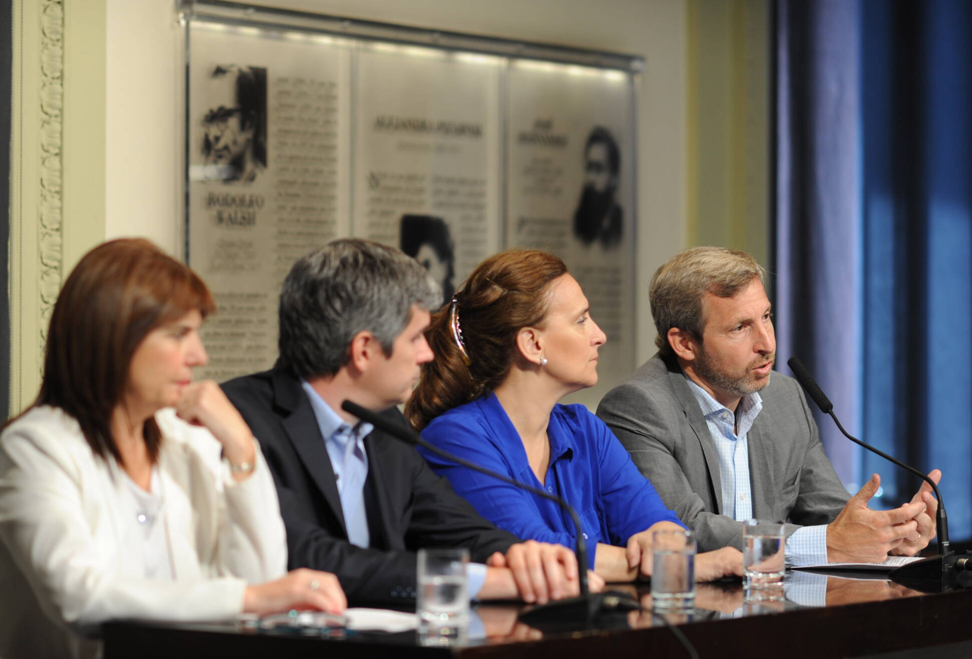 La Vicepresidente y el jefe de Gabinete encabezaron la conferencia de prensa sobreel Sistema Federal de Emergencia