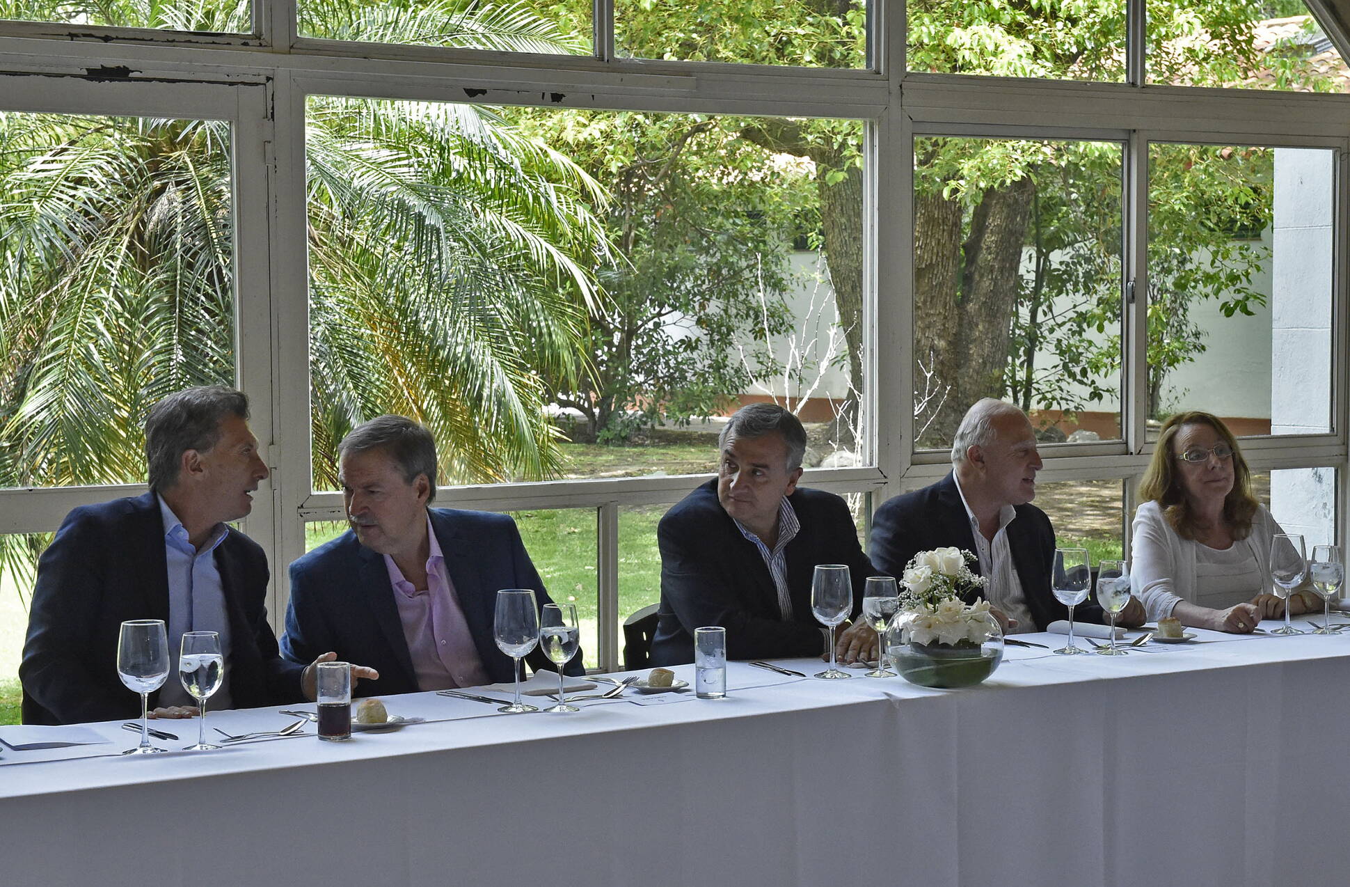 Mauricio Macri dialoga con gobernadores en Olivos