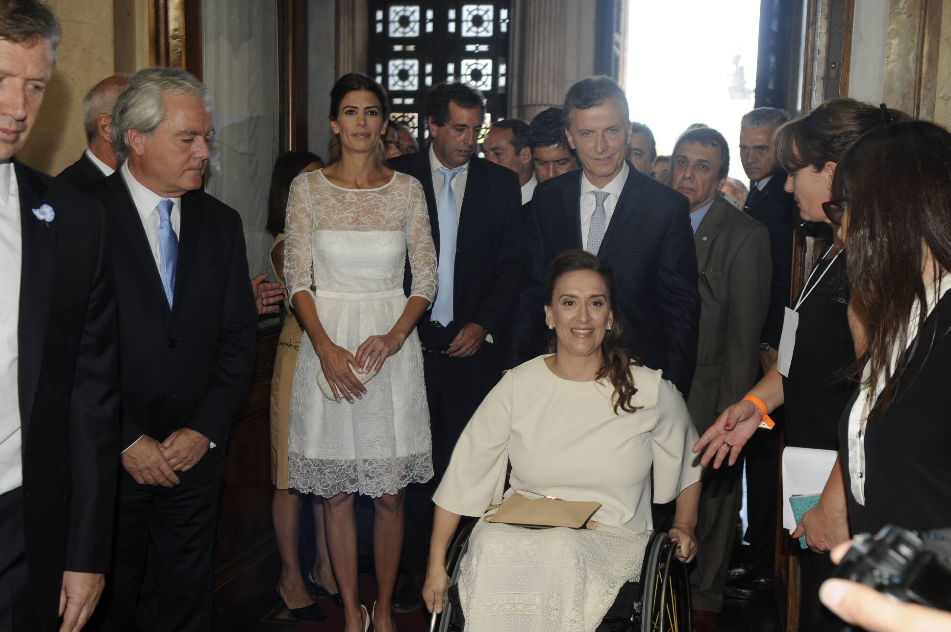 Mauricio Macri ingresa al Congreso junto a Gabriela Michetti