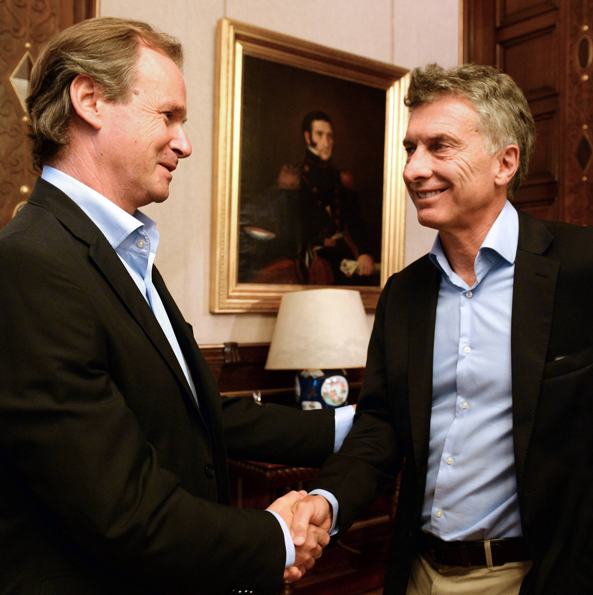 Mauricio Macri y Gustavo Bordet