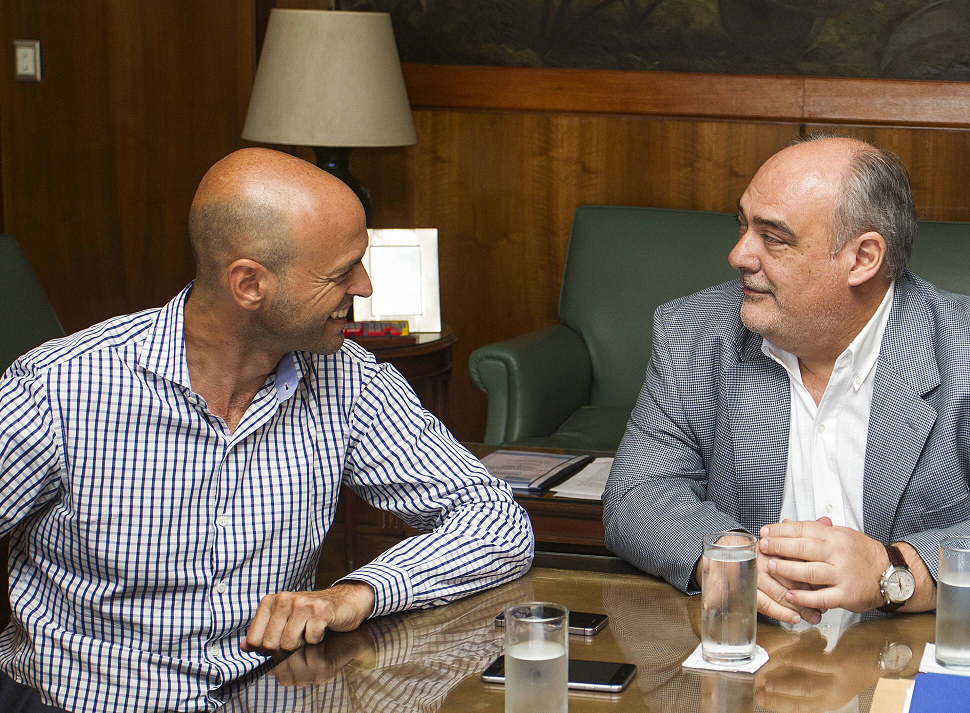 El ministro de Transporte, Guillermo Dietrich, recibió al gobernador de Corrientes, Ricardo Colombi.