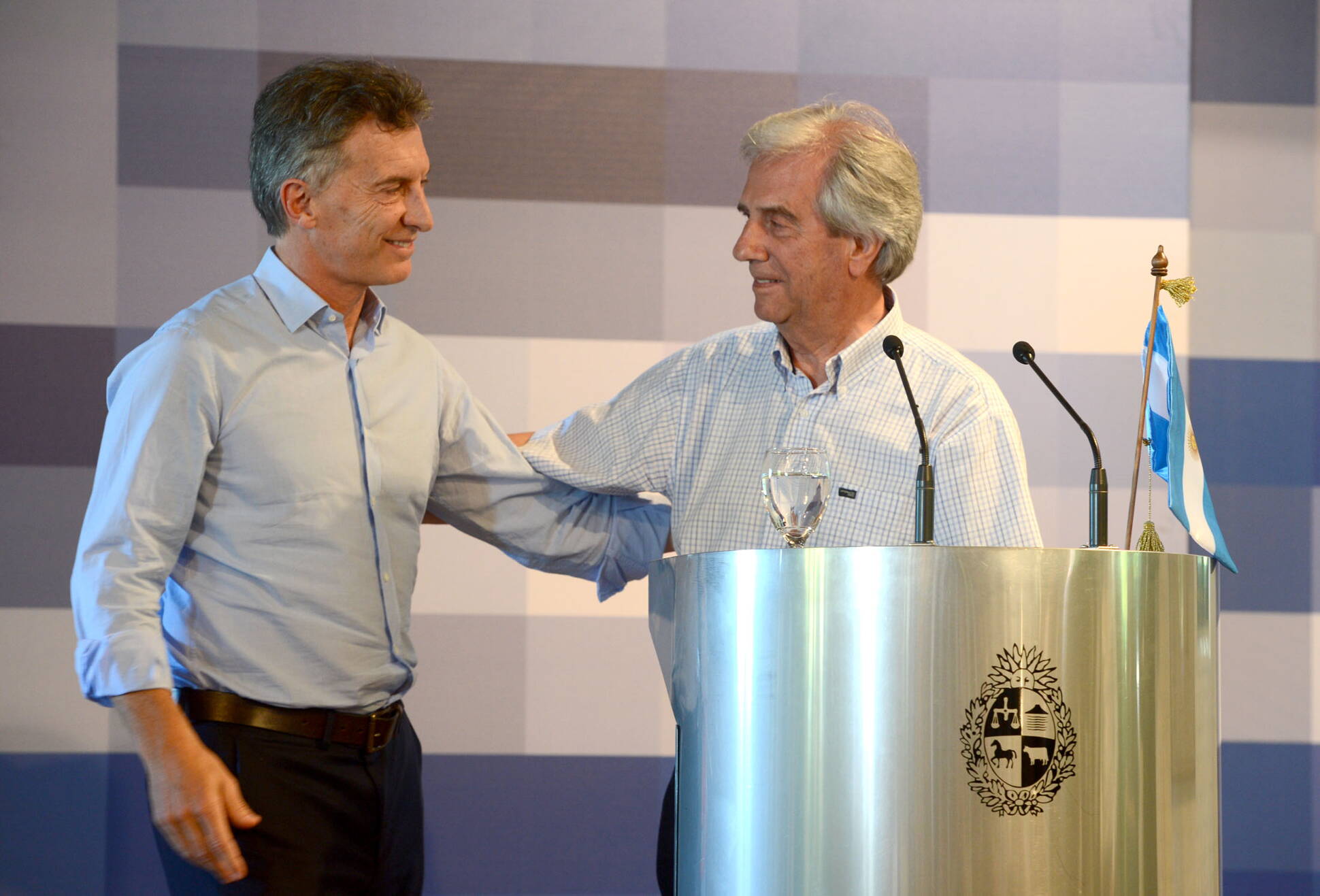 Mauricio Macri y Tabaré Vázquez