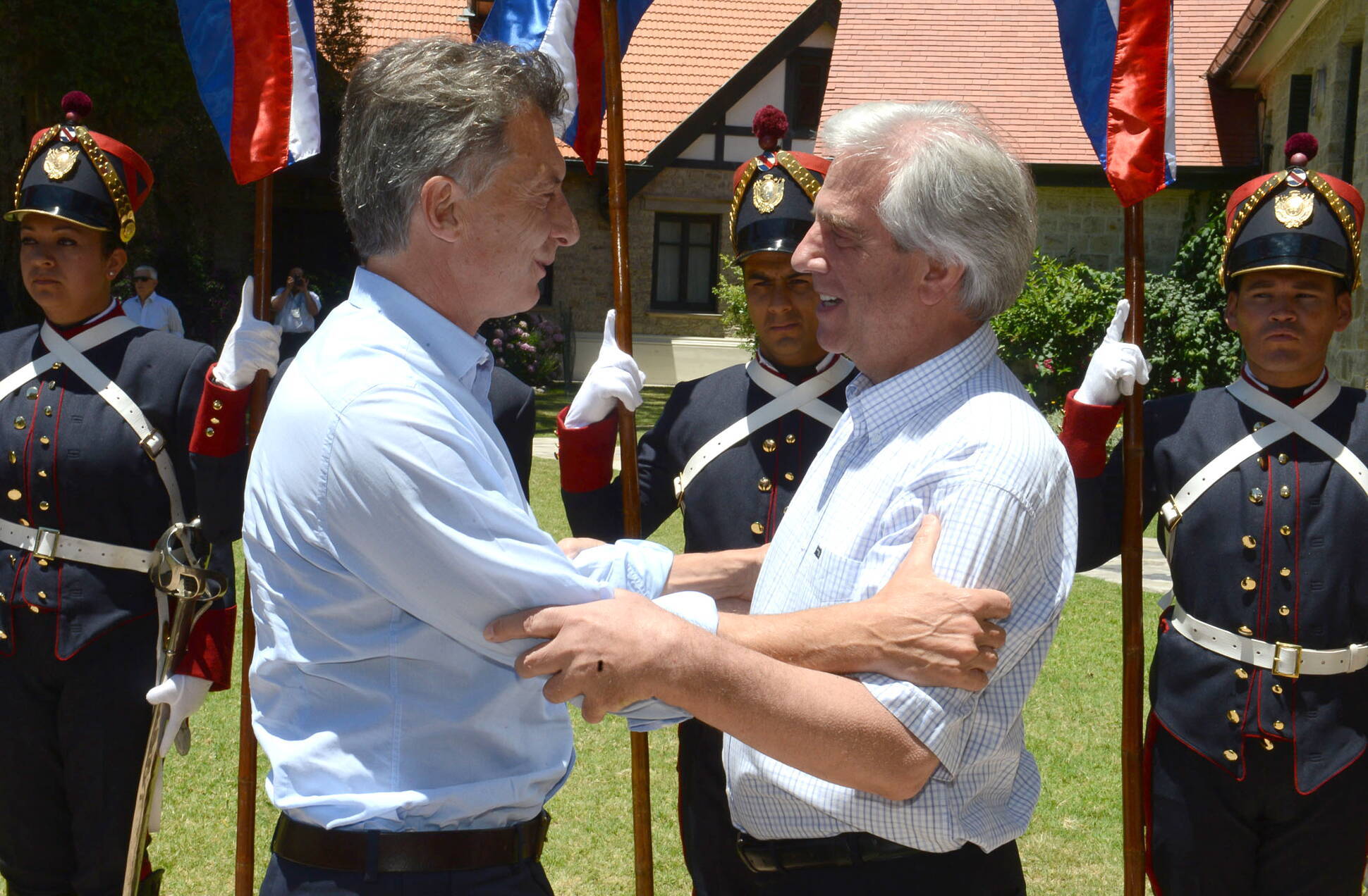 Mauricio Macri y Tabaré Vázquez