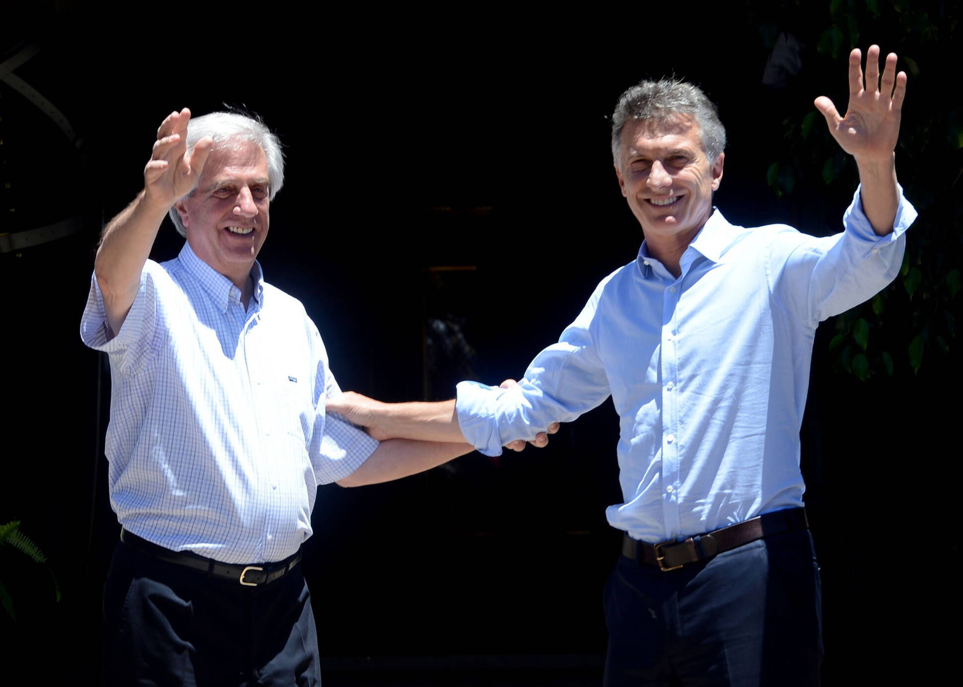 El Presidente  se reunió con su par de la República Oriental del Uruguay, Tabaré Vázquez.