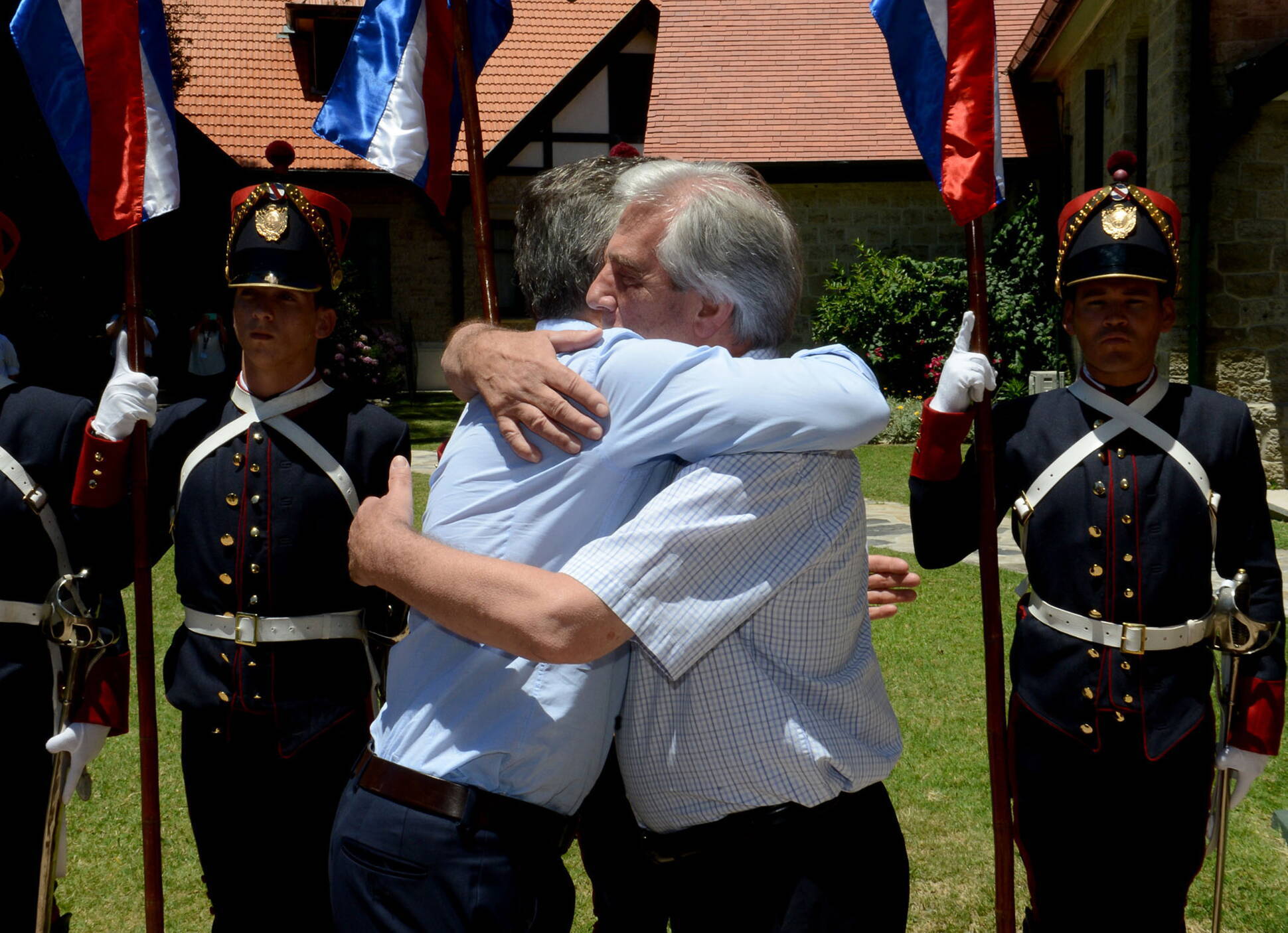 El Presidente  se reunió con su par de la República Oriental del Uruguay, Tabaré Vázquez.