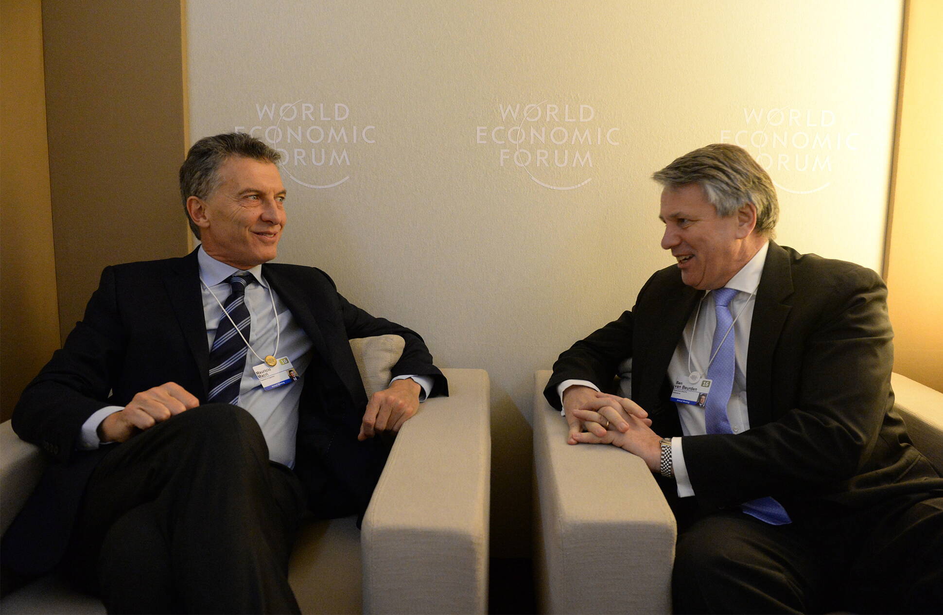 El Presidente se reunió con Ben Van Beurden,  Ceo de Royal Dutch Shell. 