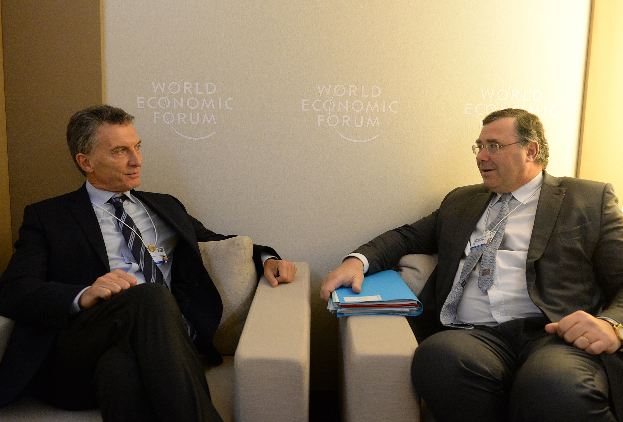 El presidente Maricio Macri se reunió  con  Patrick Pouyanné, Ceo de Total.