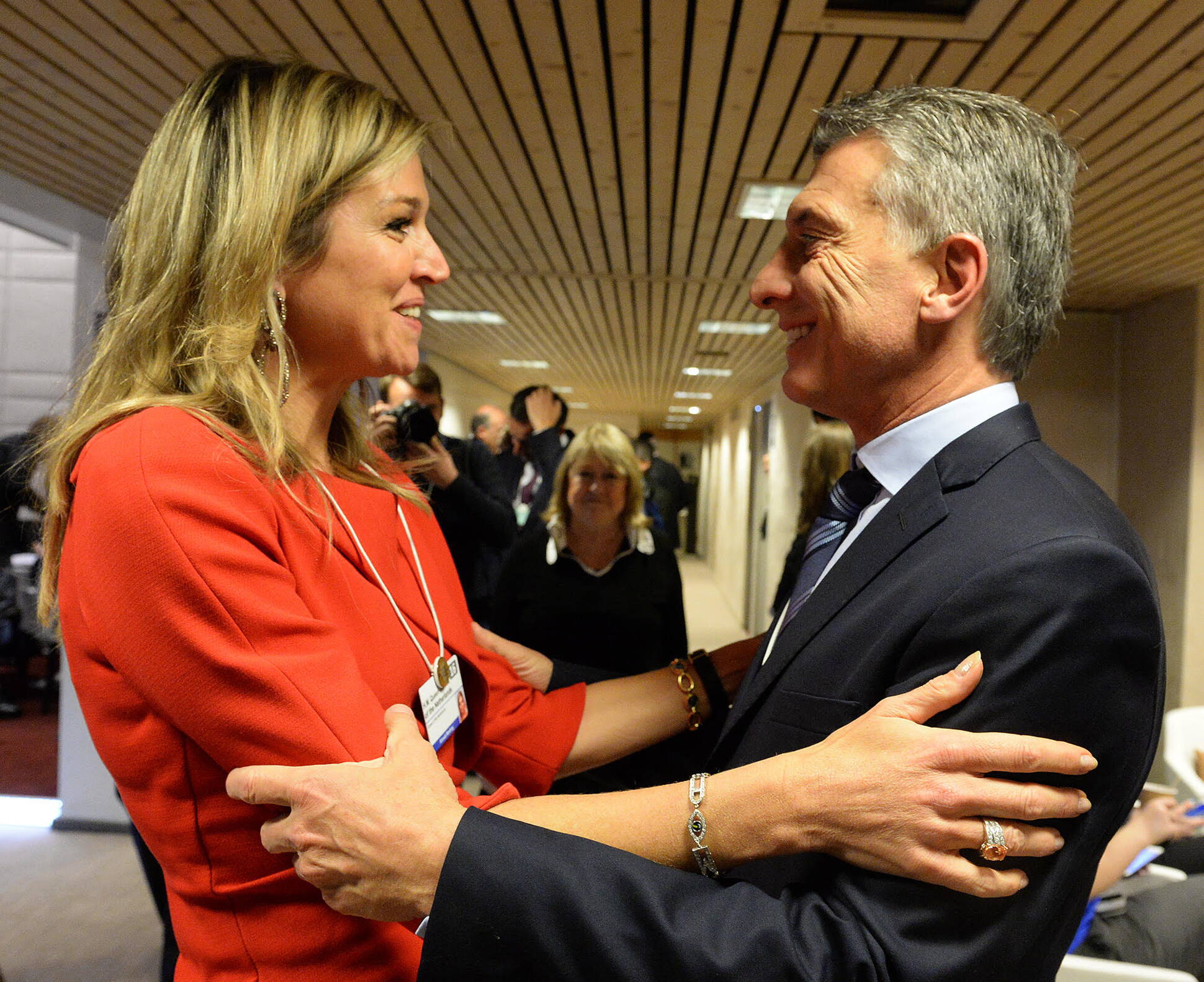 Mauricio Macri y la reina Máxima de Holanda