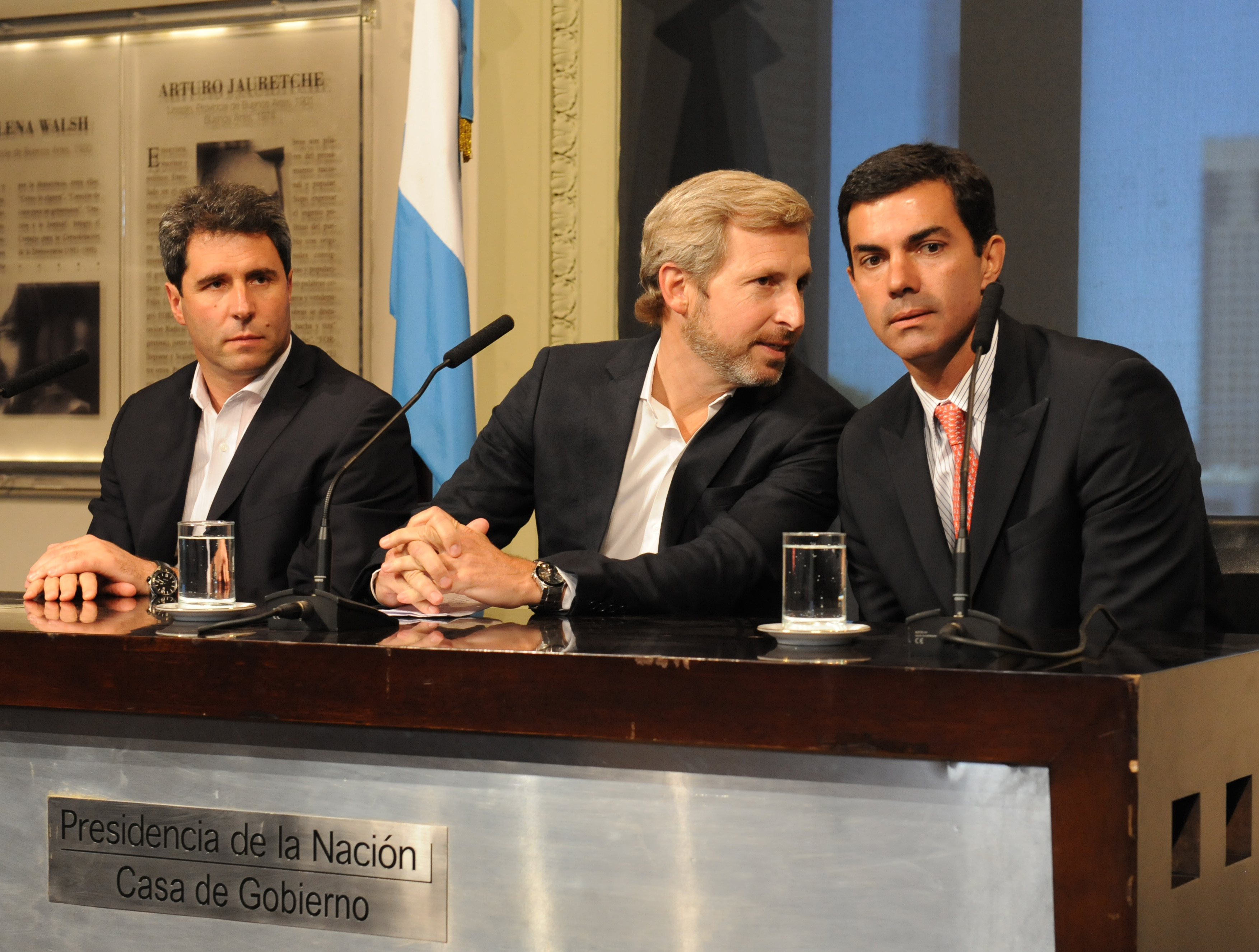 Rogelio Frigerio, Juan Urtubey y Sergio Uñac