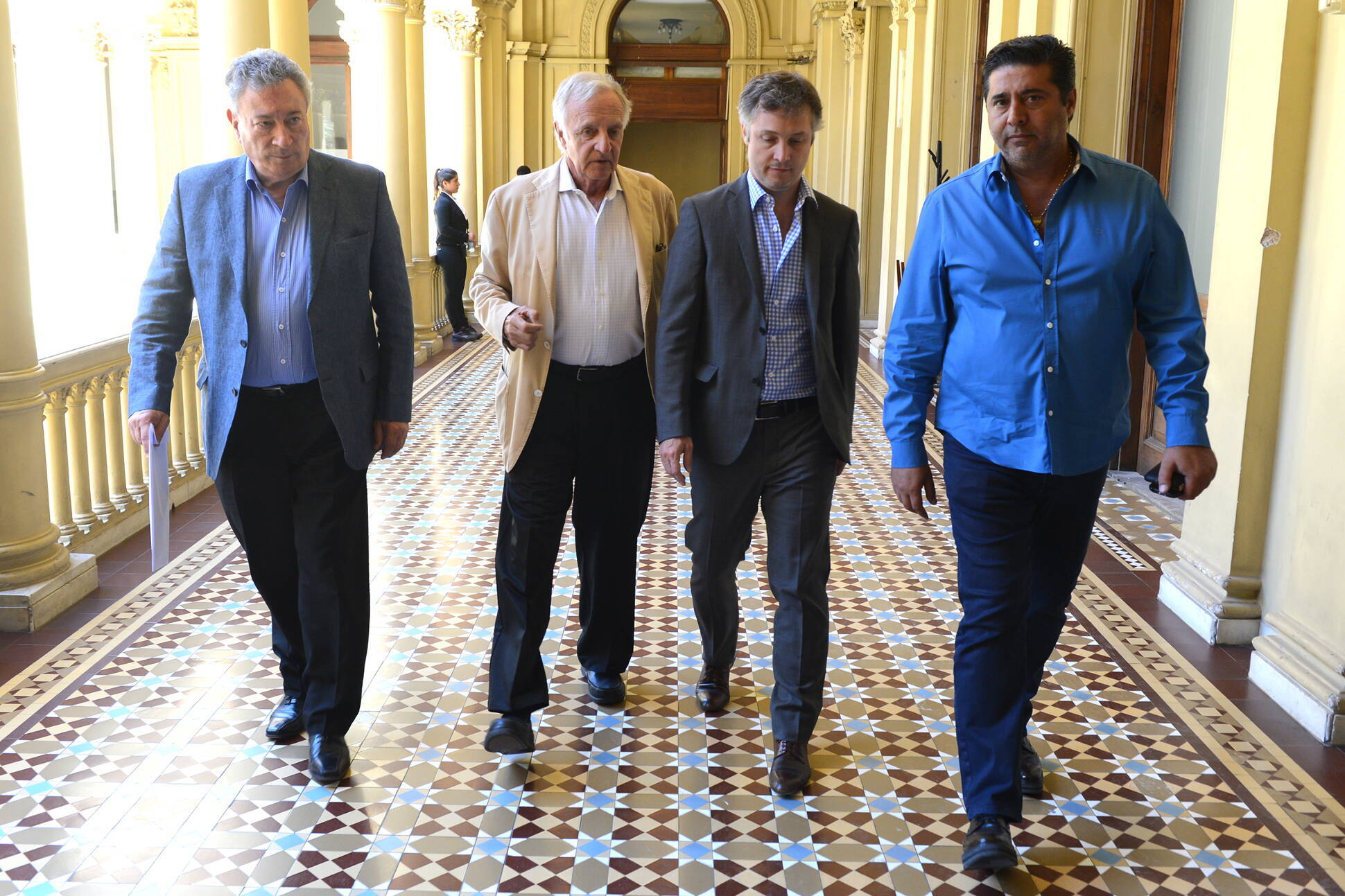 Fernando de Andreis recibió en Casa de Gobierno a Luis Segura, Daniel Angelici y Fernando Marín