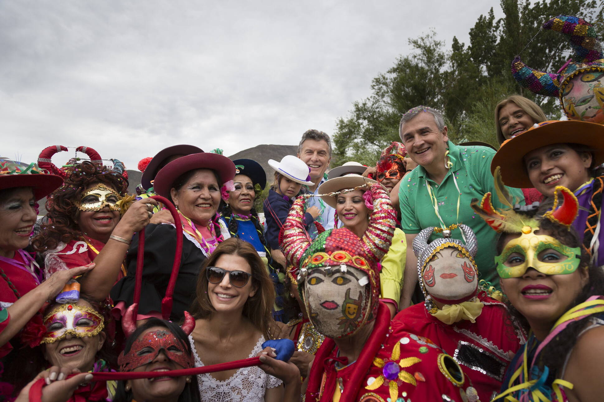 Mauricio Macri asistió al inicio del carnaval jujeño en Purmamarca