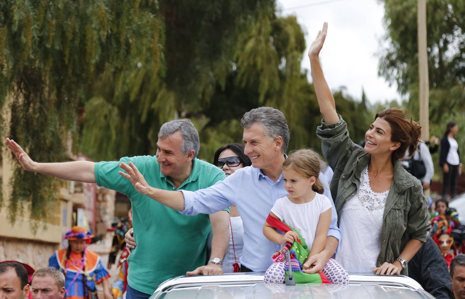 Mauricio Macri asistió al inicio del carnaval jujeño en Purmamarca