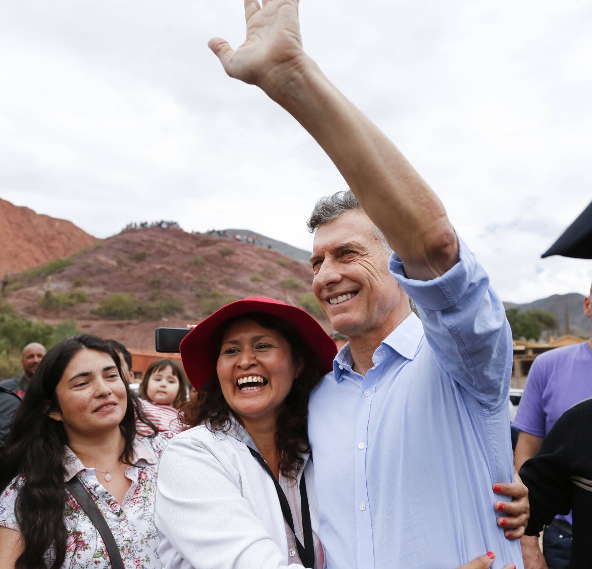 Mauricio Macri asistió al inicio del carnaval jujeño en Purmamarca