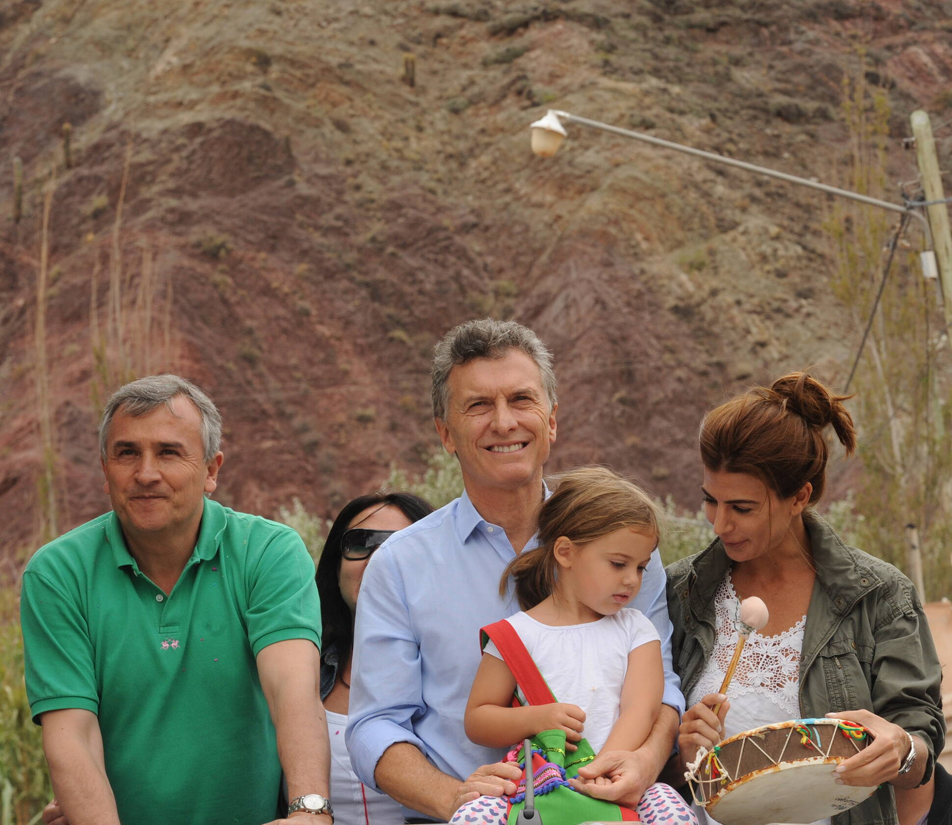 Mauricio Macri asistió al inicio del carnaval jujeño en Purmamarca