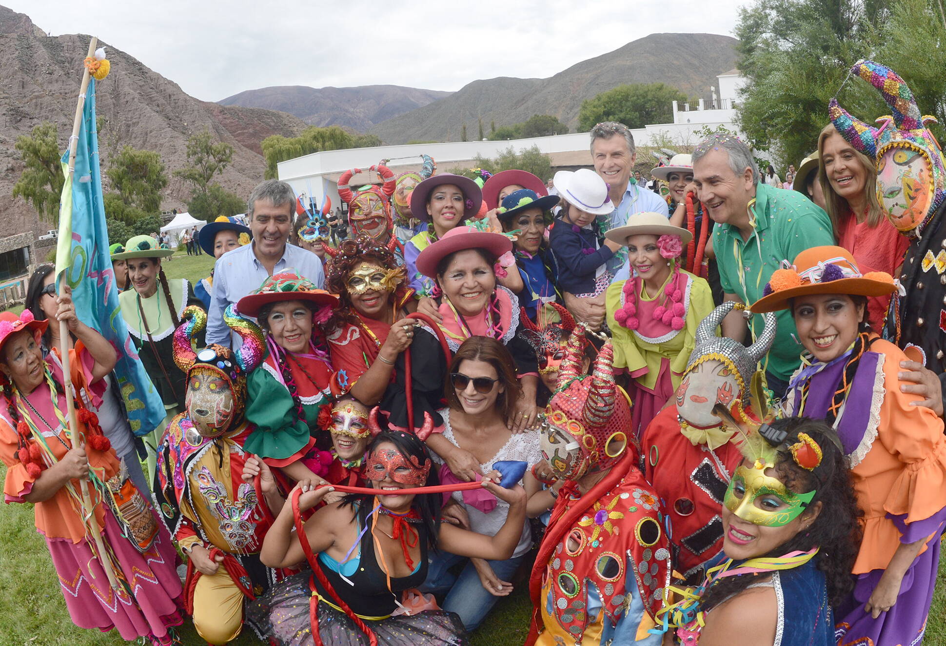 Mauricio Macri asistió al inicio del carnaval jujeño en Purmamarca