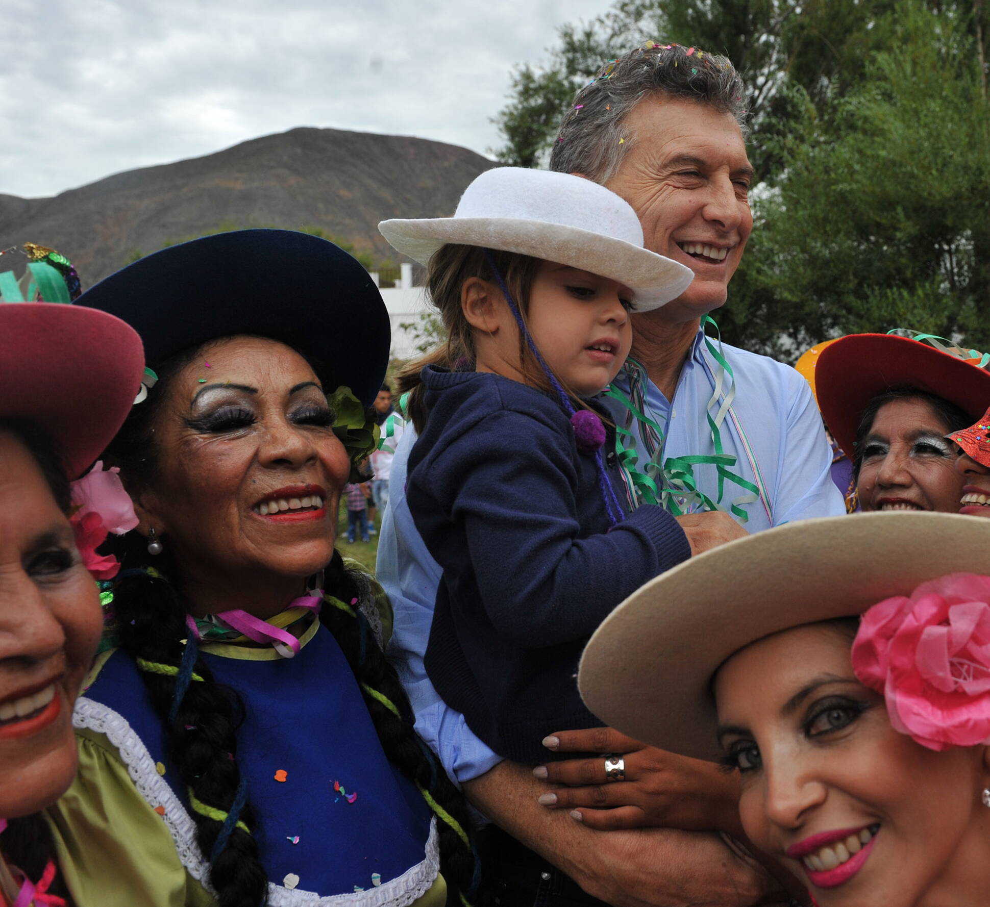 Mauricio Macri asistió al inicio del carnaval jujeño en Purmamarca