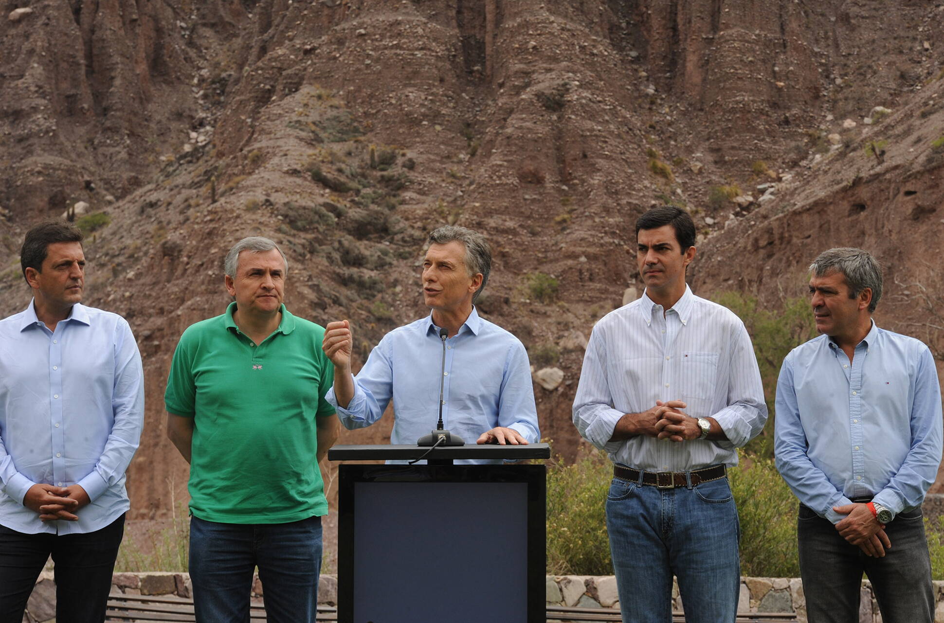 Mauricio Macri realizó anuncios en Purmamarca, Jujuy