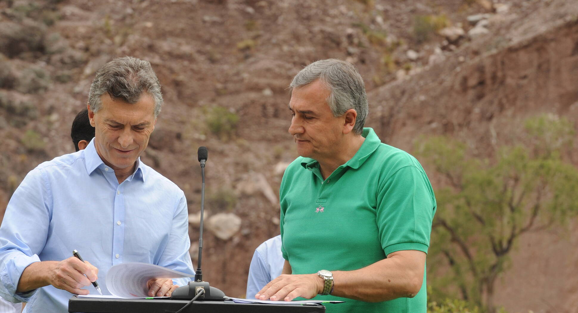 Mauricio Macri realizó anuncios en Purmamarca, Jujuy