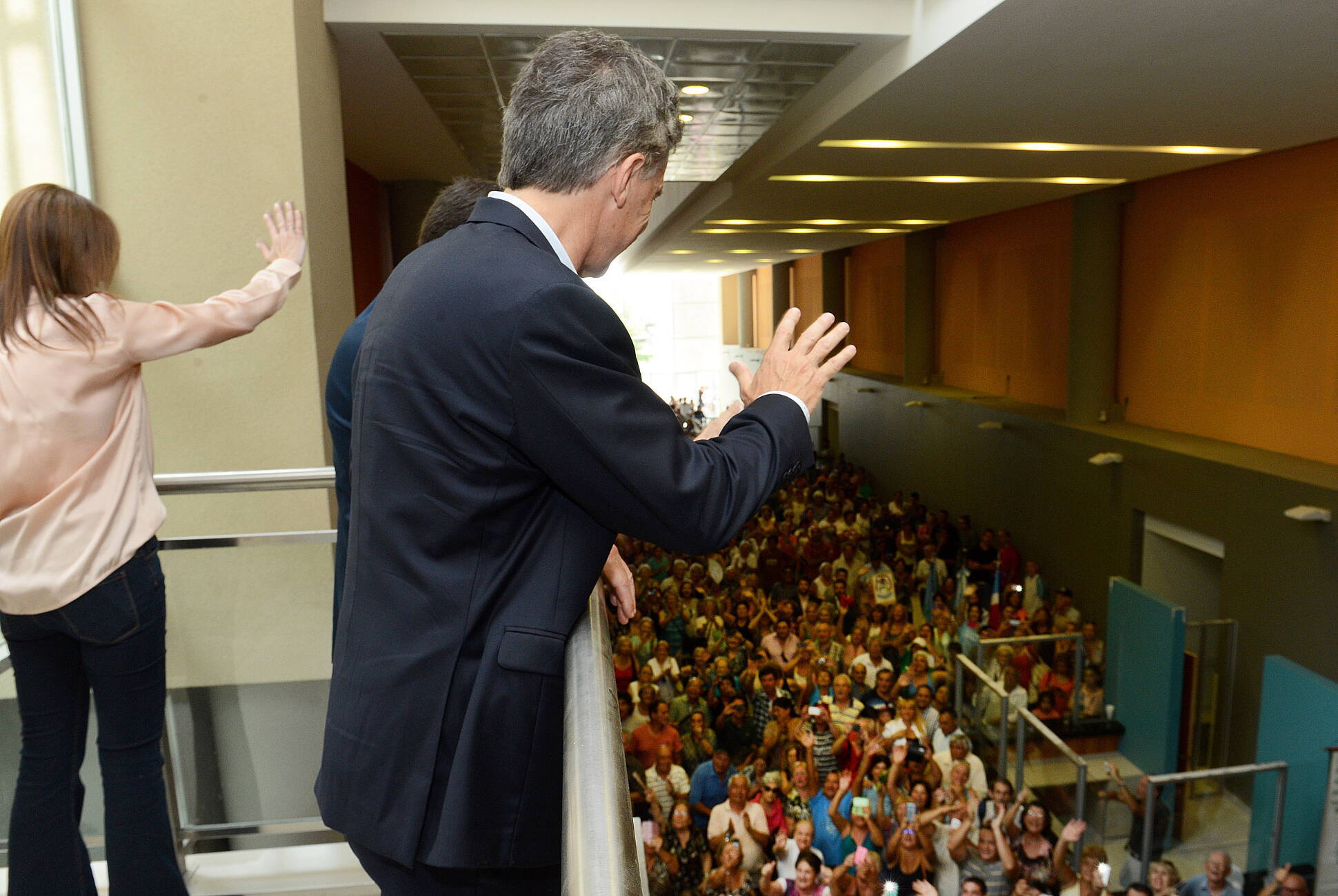 El presidente  Mauricio Macri anunció la reactivación de obras del Hospital del Bicentenario Esteban Echeverría.