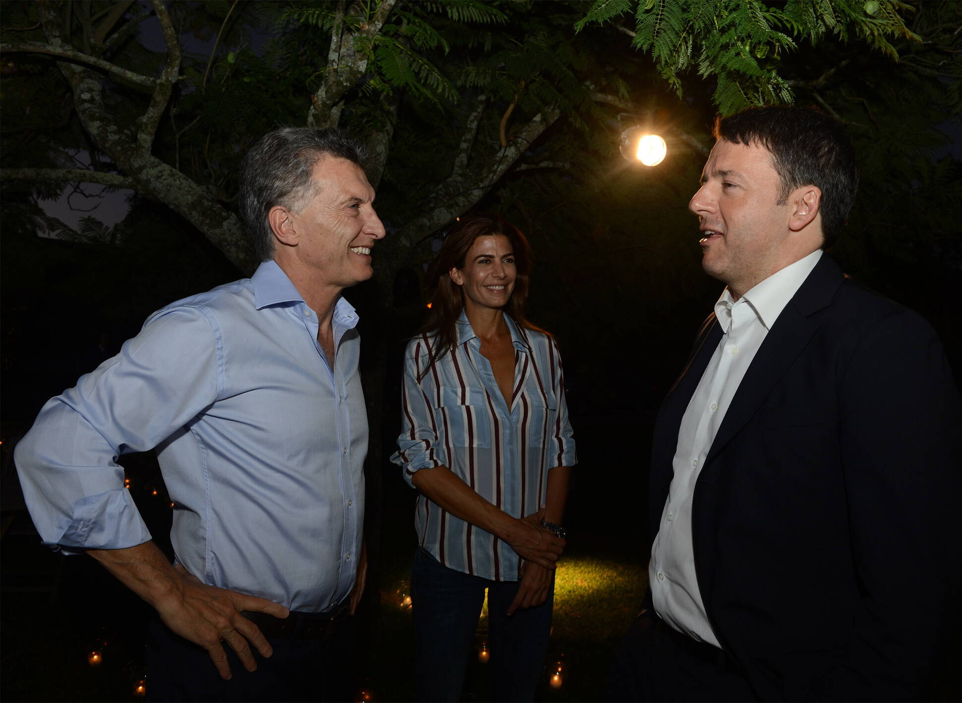 El Presidente recibió al Primer Ministro de Italia en la quinta Los Abrojos.