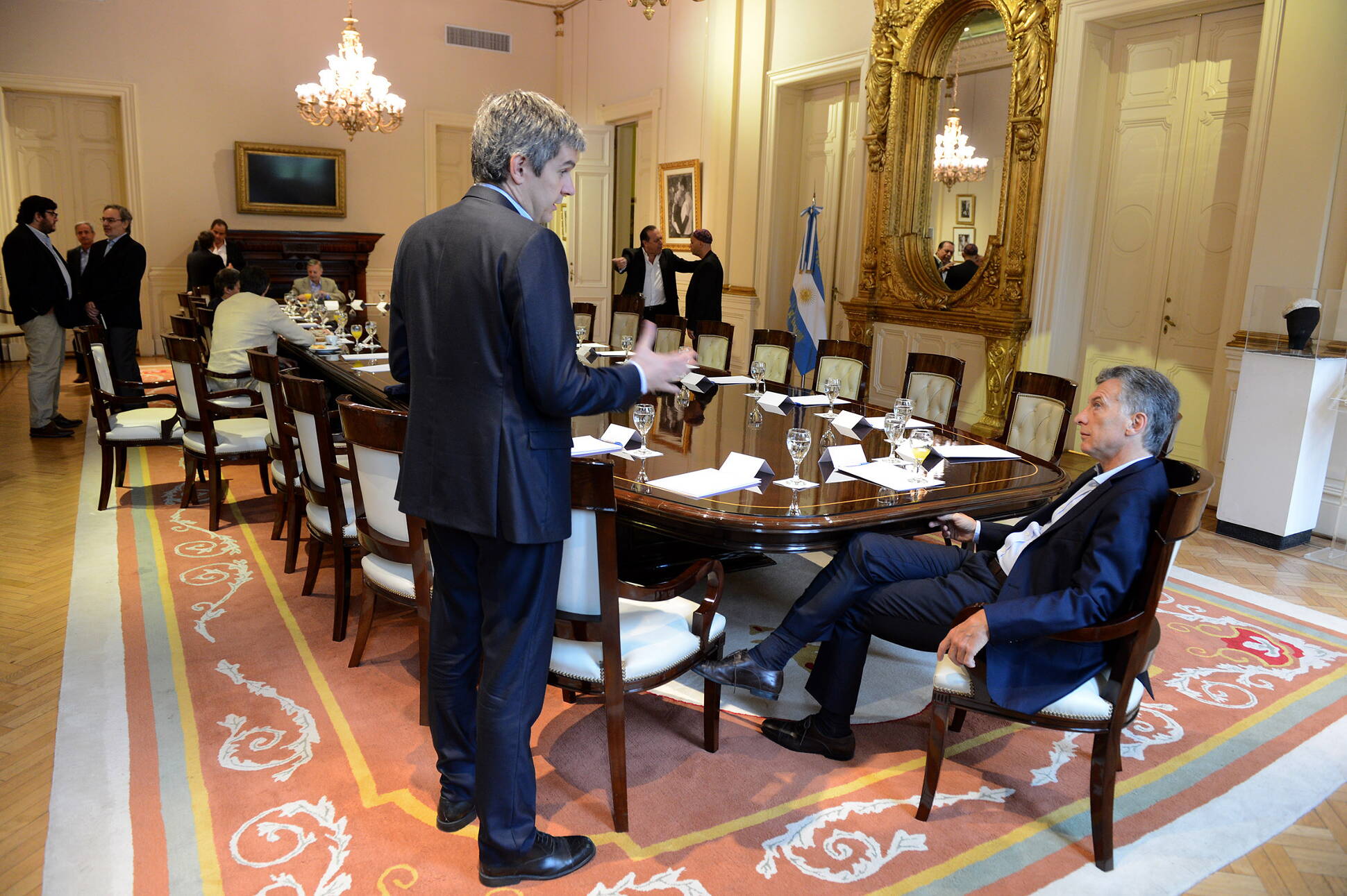 El Presidente encabezó un nueva reunión de Gabinete.