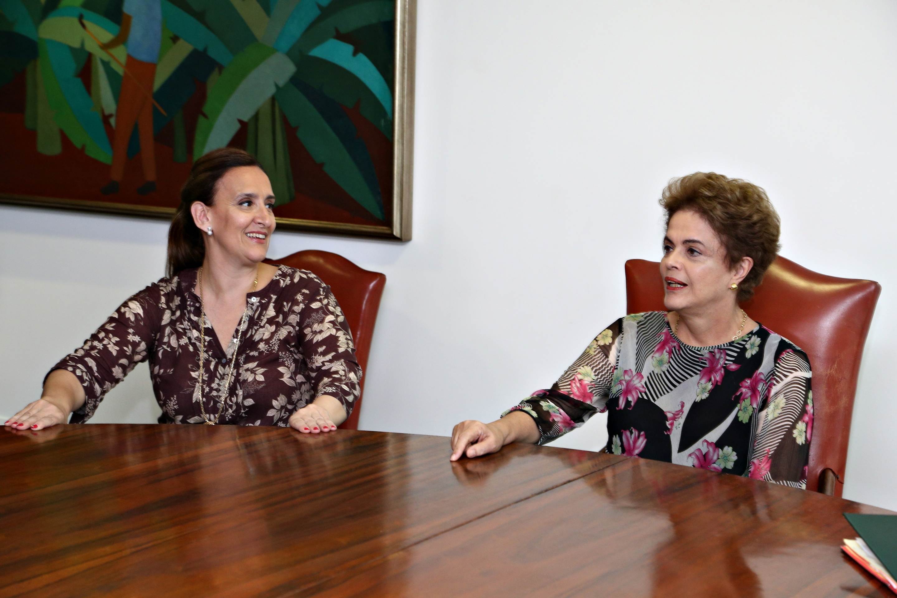 La vicepresidente Gabriela Michetti se reunió con Dilma Rousseff en Brasil.