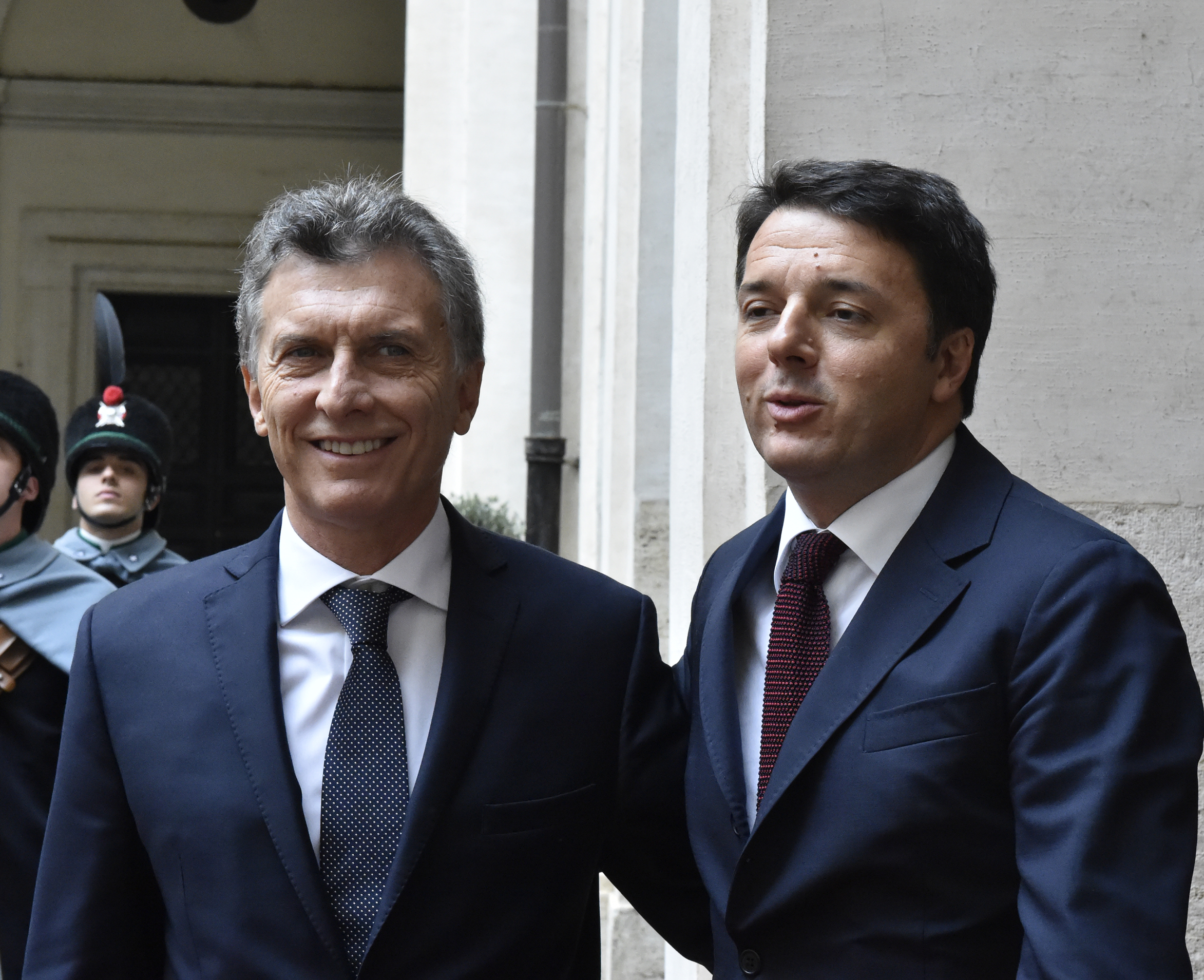 El Presidente se reunió con el Primer Ministro de Italia, Matteo Renzi.