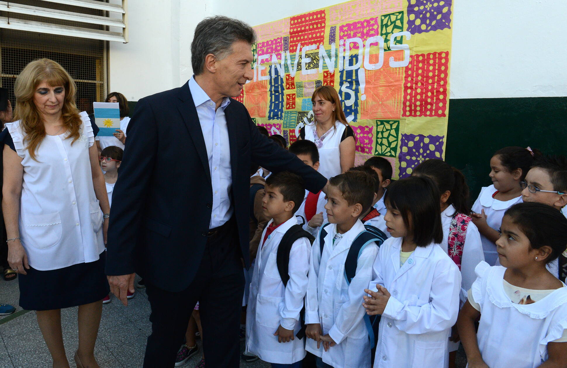  El presidente inauguró el ciclo lectivo 2016, en una escuela del partido de Lanús
