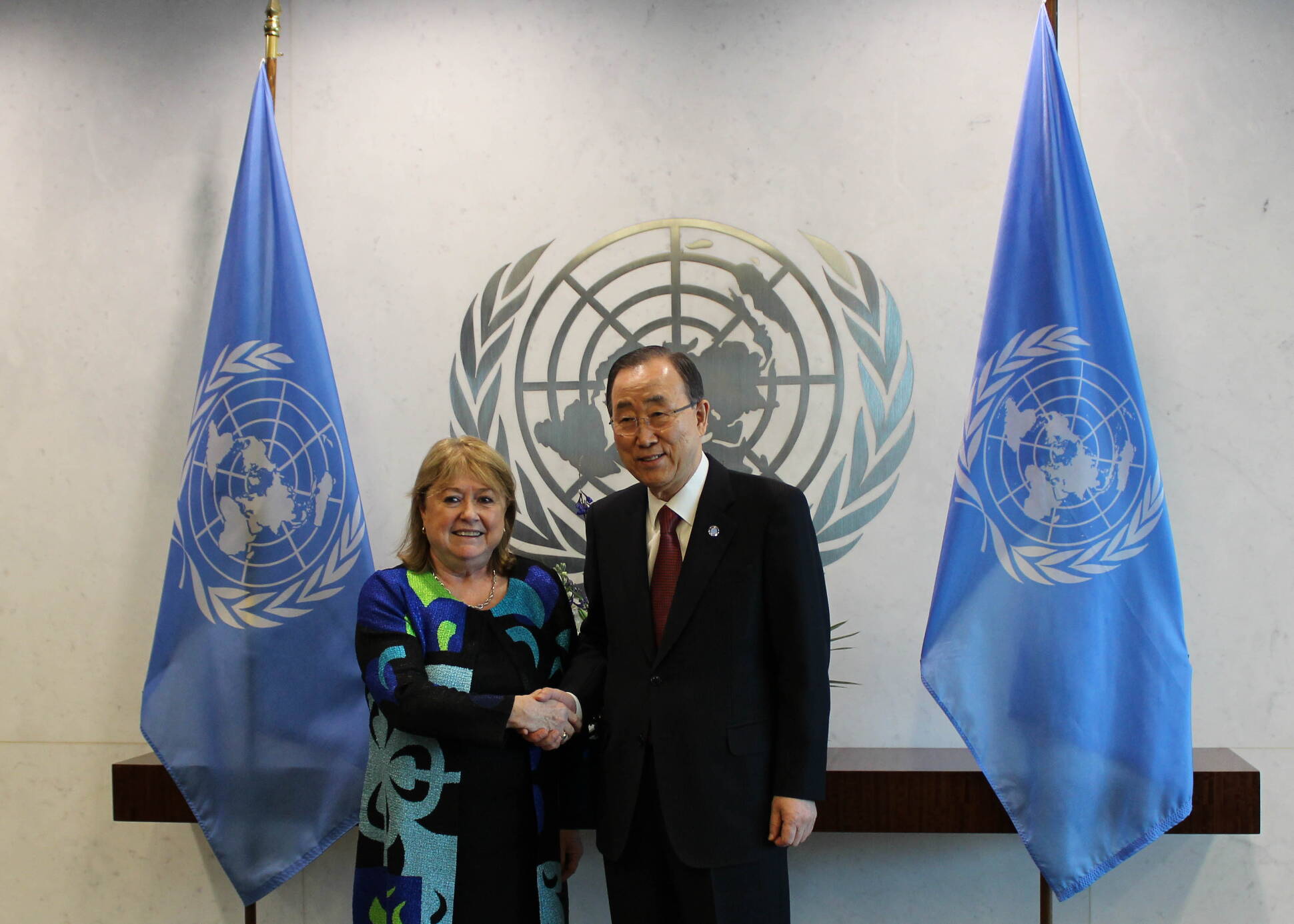 Malcorra con Ban Ki-moon