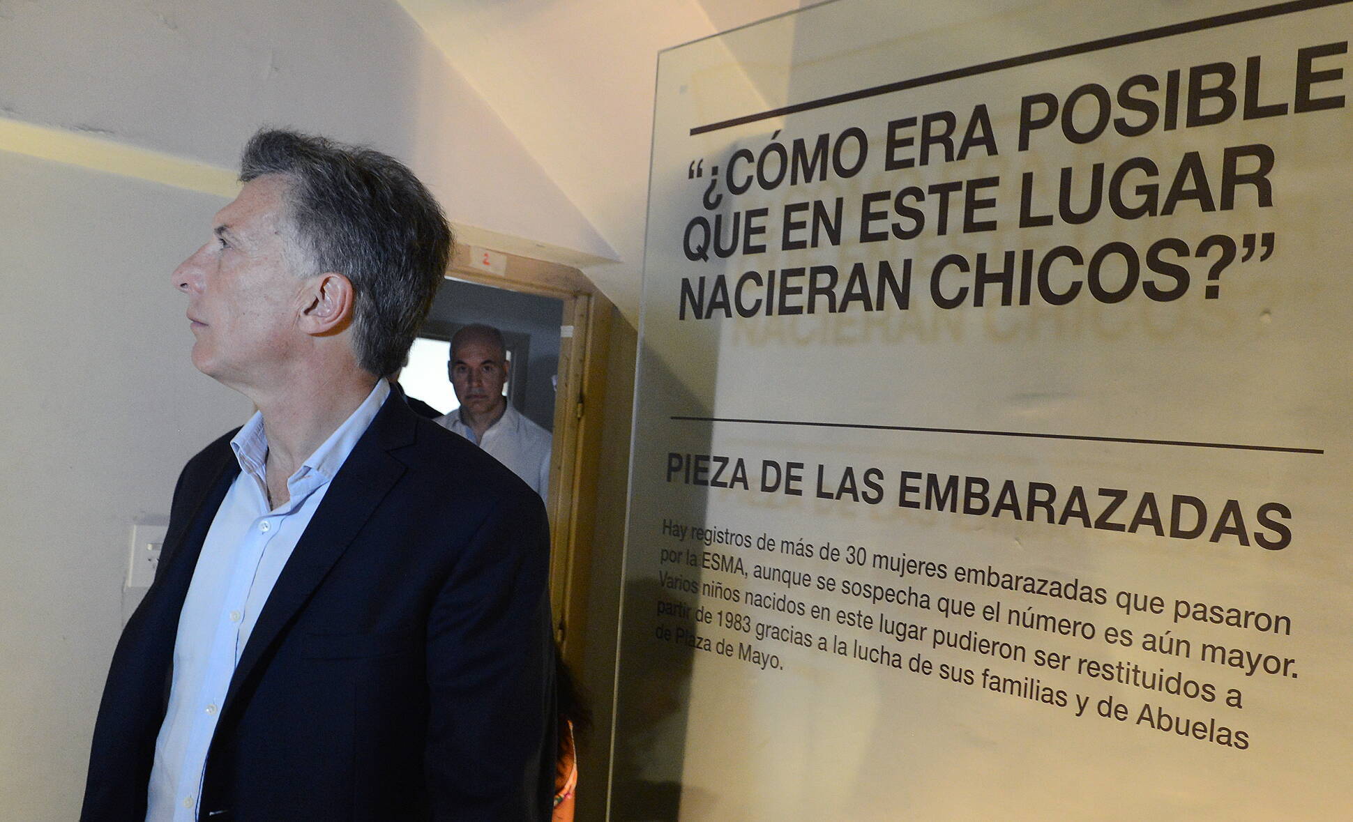 El presidente Mauricio Macri visita las instalaciones del Espacio Memoria y Derechos Humanos 