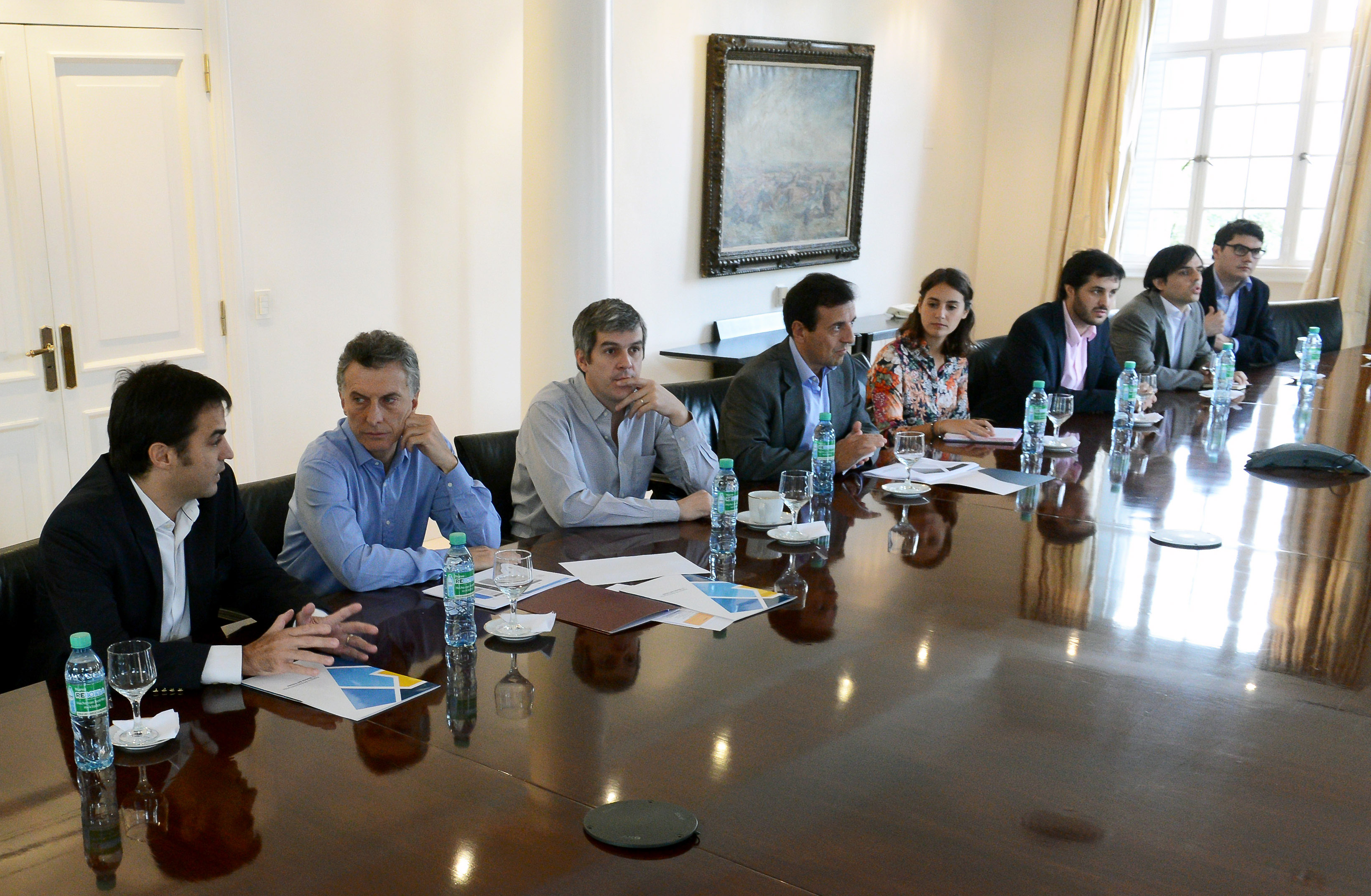 El Presidente se reunió con el titular de la Agencia de Administración de Bienes del Estado