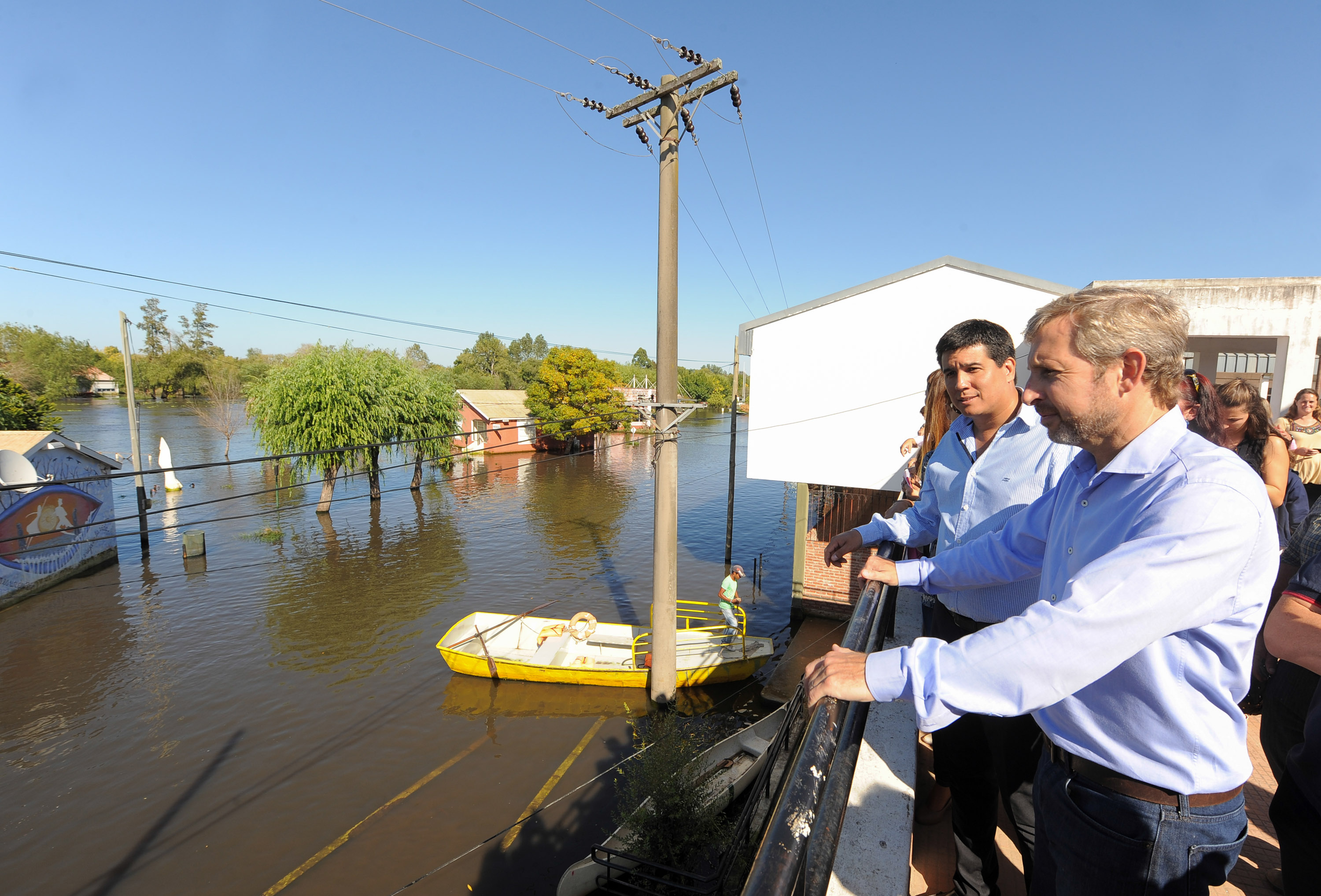 Rogelio Frigerio en Villa Paranacito