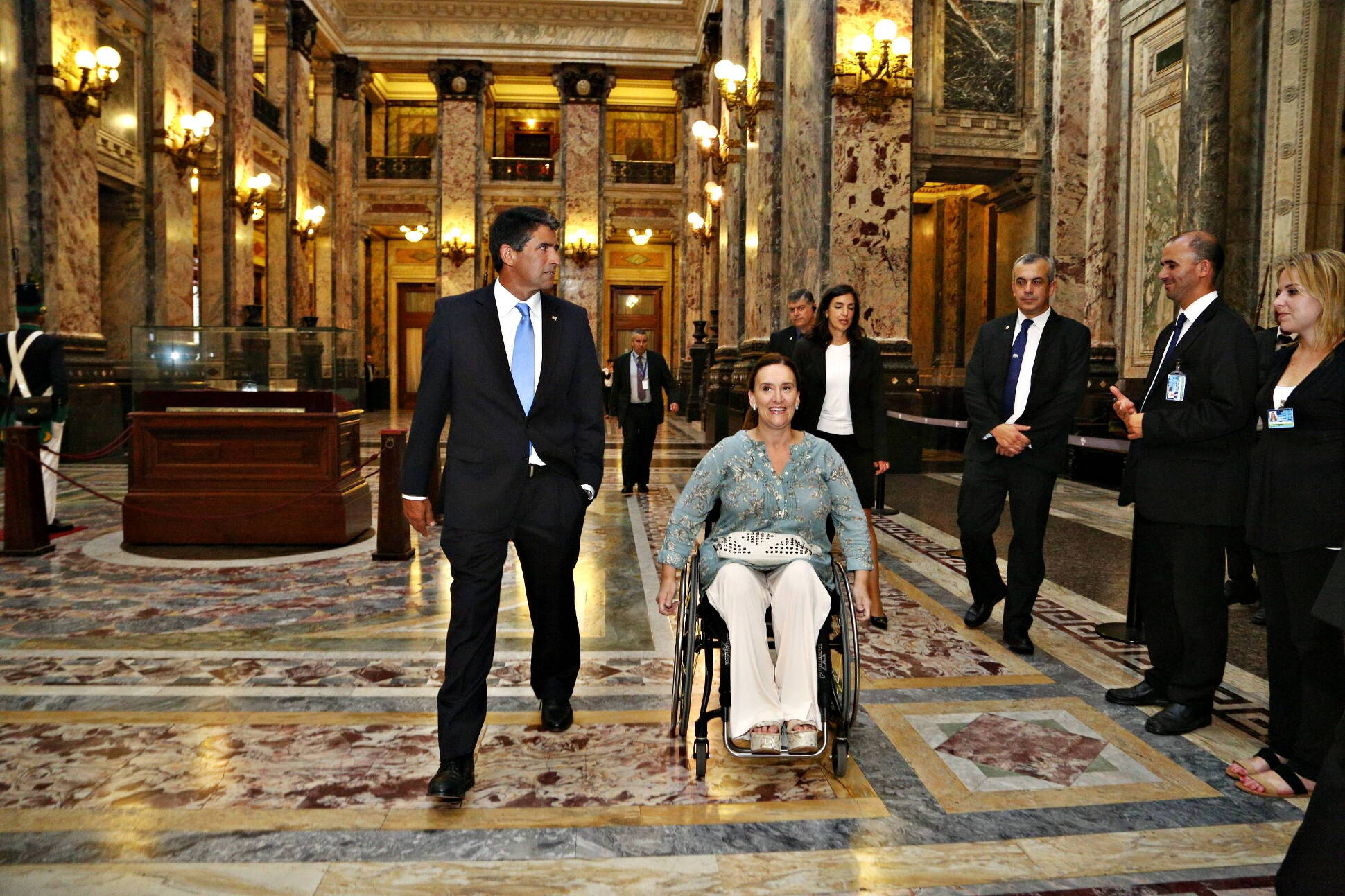 Michetti con Tabaré Vázquez