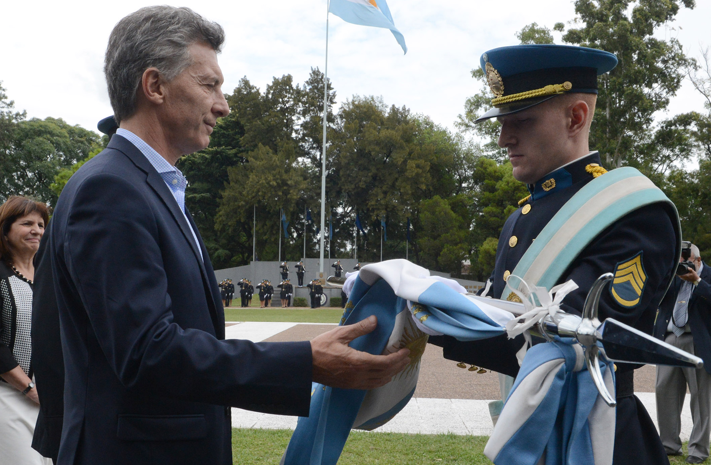 El Presidente inauguró el ciclo lectivo de los cadetes de la Policía Federal