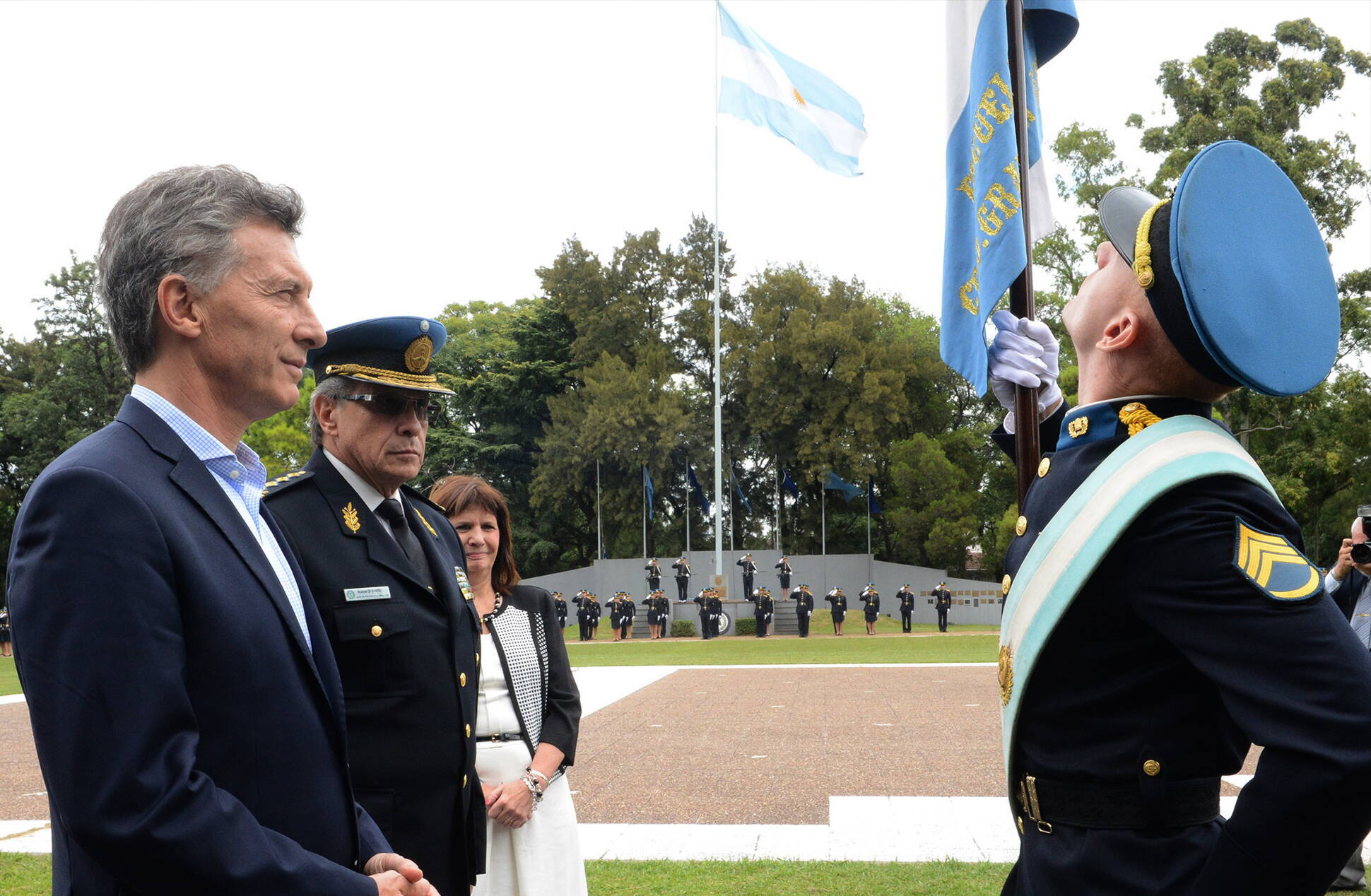 El Presidente inauguró el ciclo lectivo de los cadetes de la Policía Federal