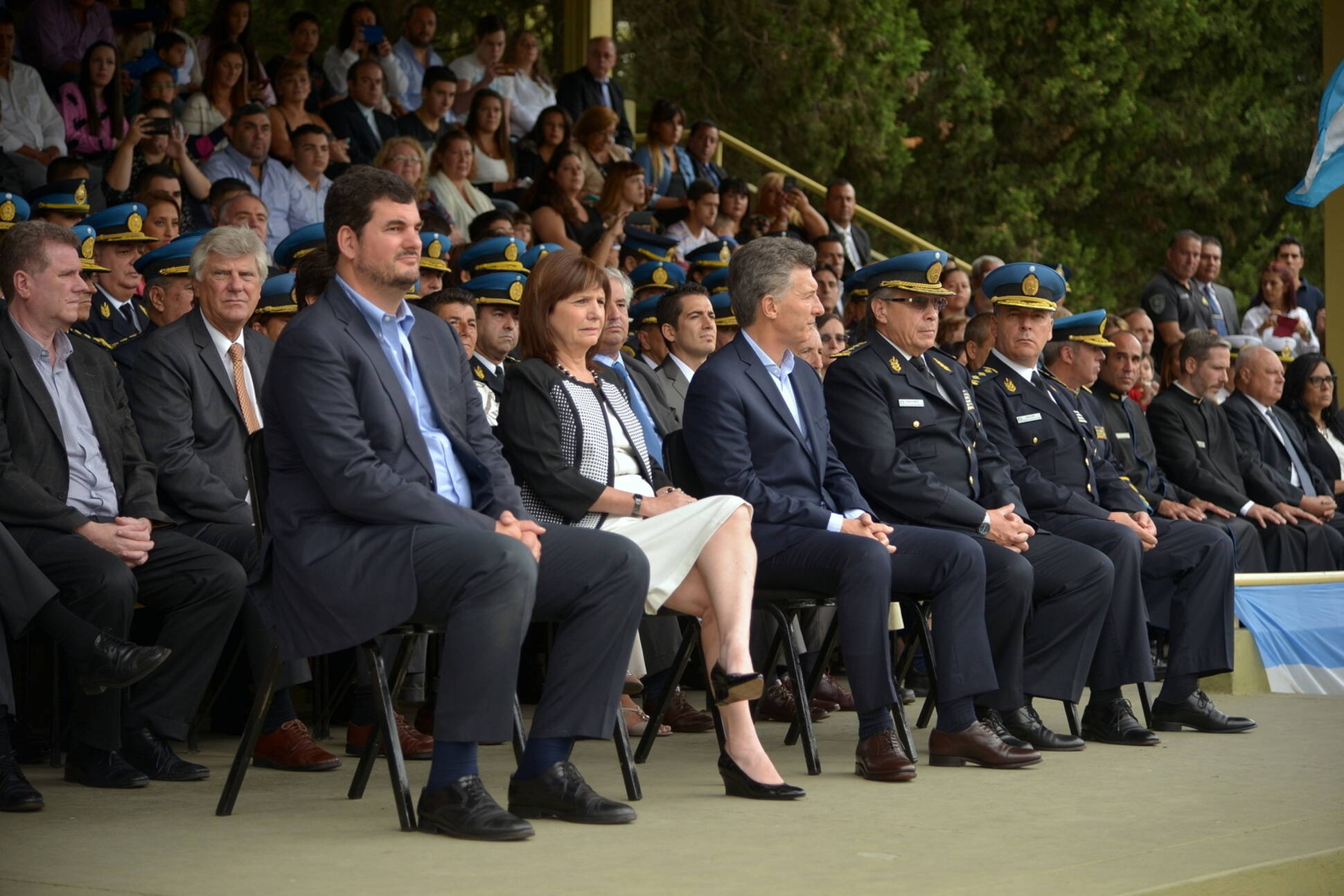 El Presidente inauguró el ciclo lectivo de los cadetes de la Policía Federal