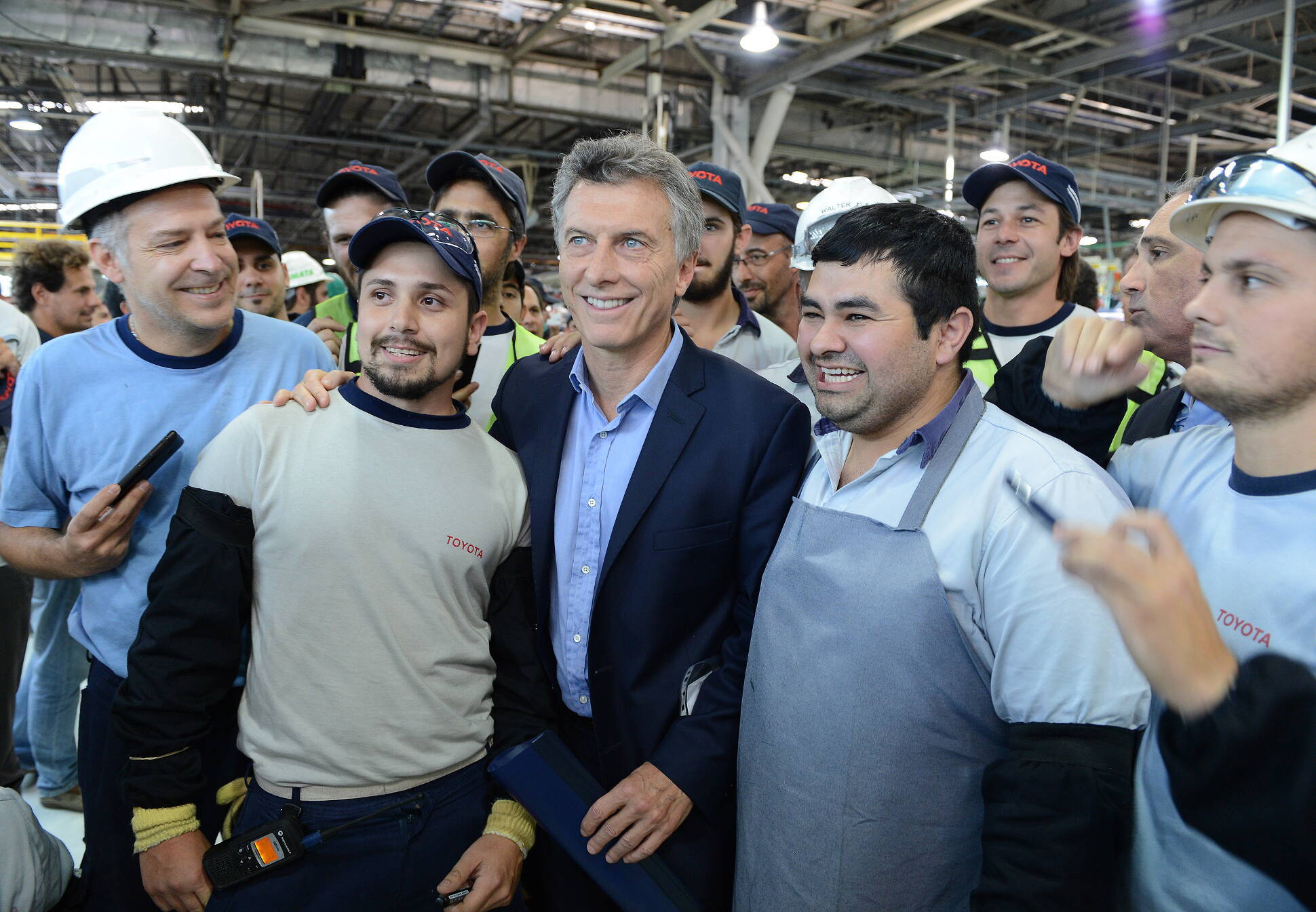 Macri inauguró la ampliación de la planta de Toyota en Zárate