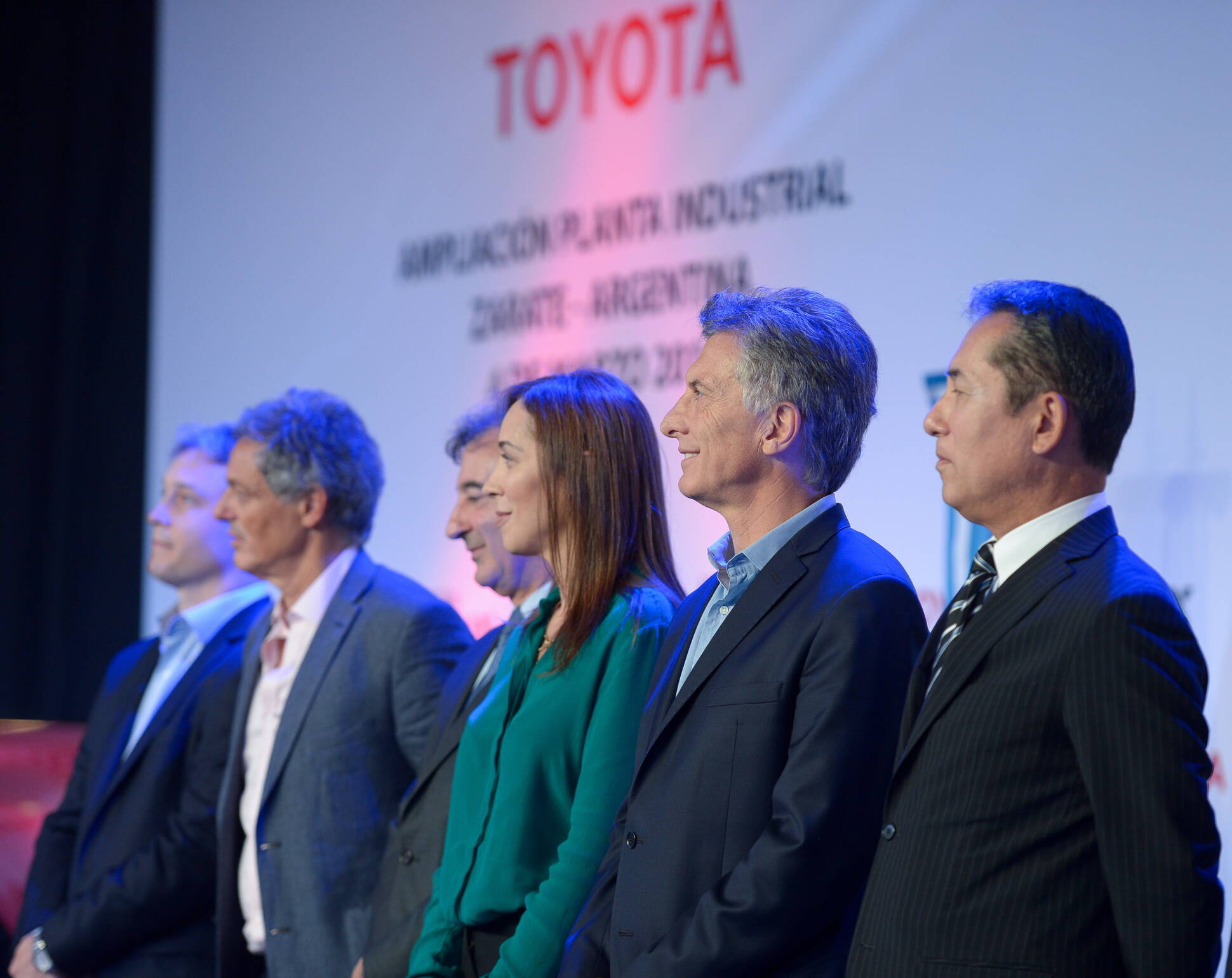 Macri inauguró la ampliación de la planta de Toyota en Zárate