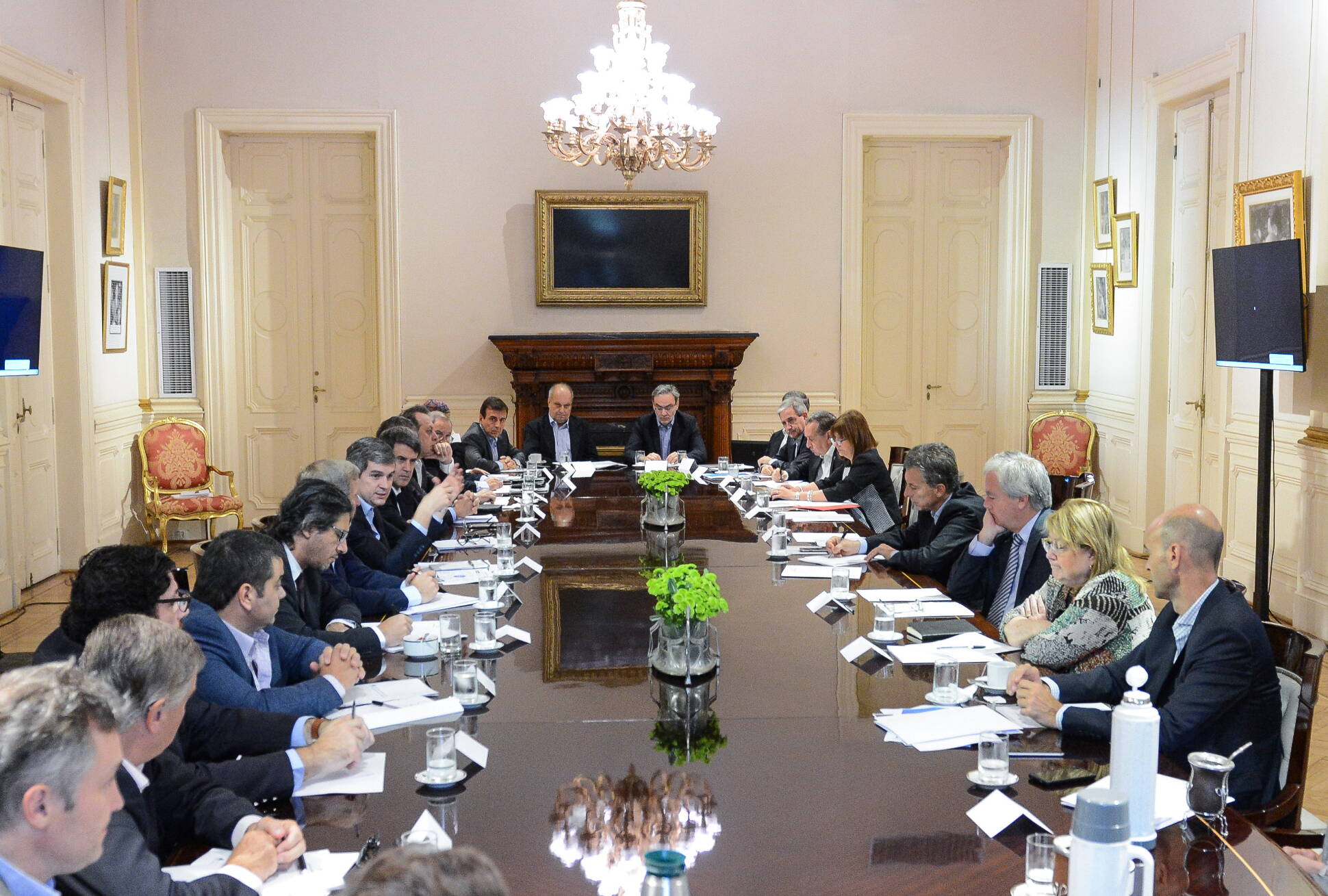 El Presidente encabezó una reunión de Gabinete Nacional