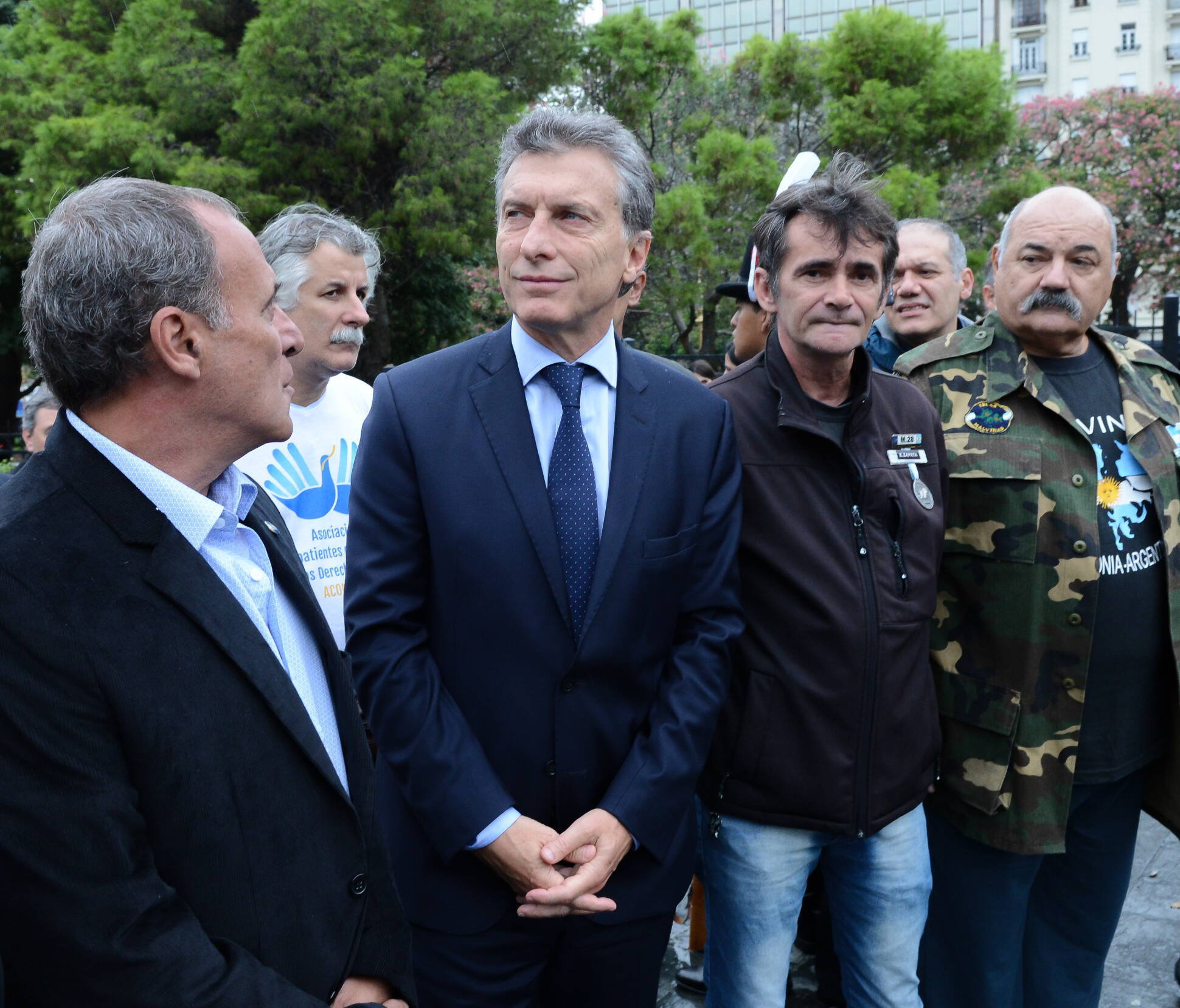 El Presidente homenajeó a los caídos y a los ex combatientes de Malvinas