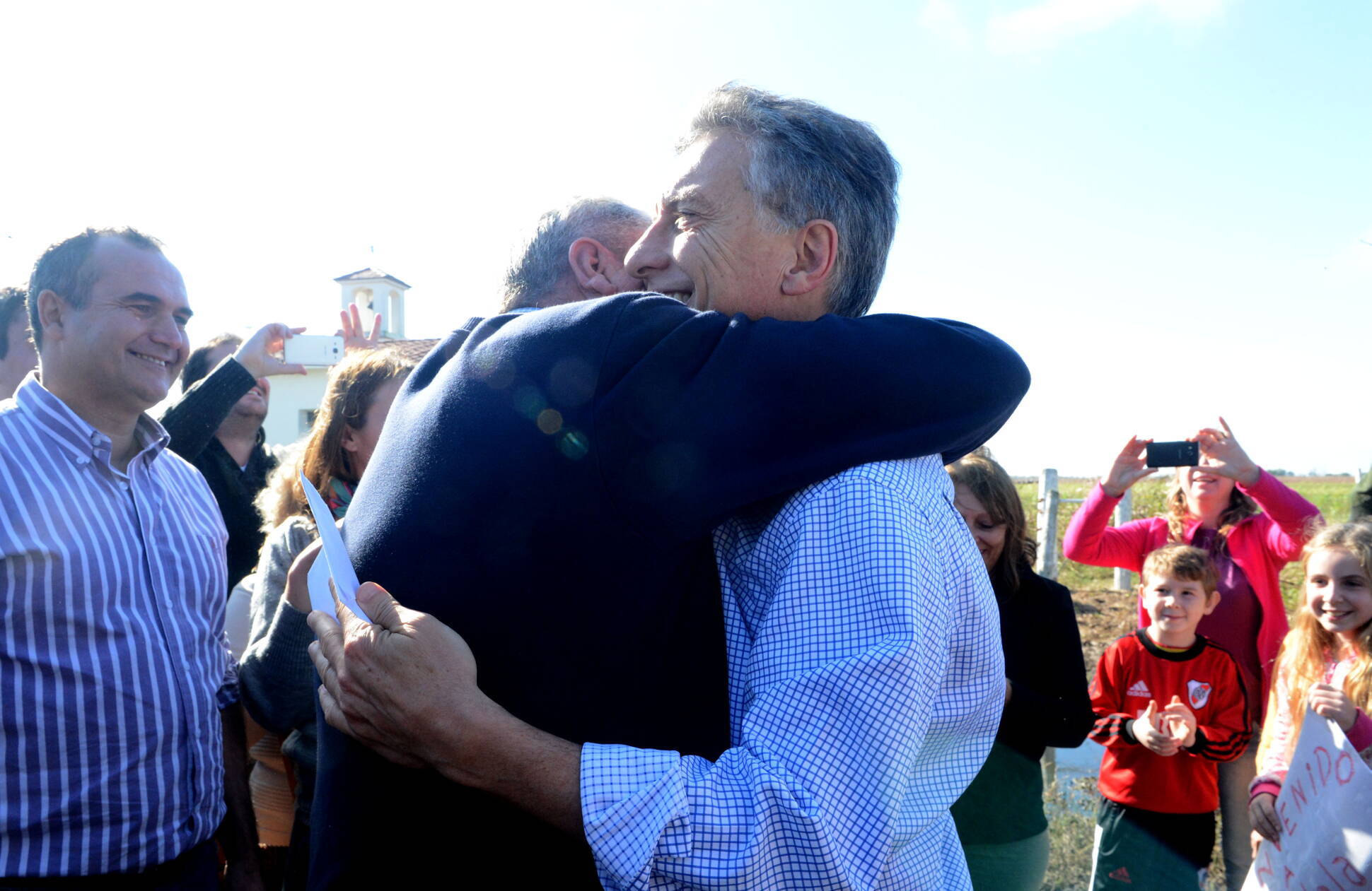 El presidente Macri se reunió en Santa Fe con familias afectadas por las inundaciones