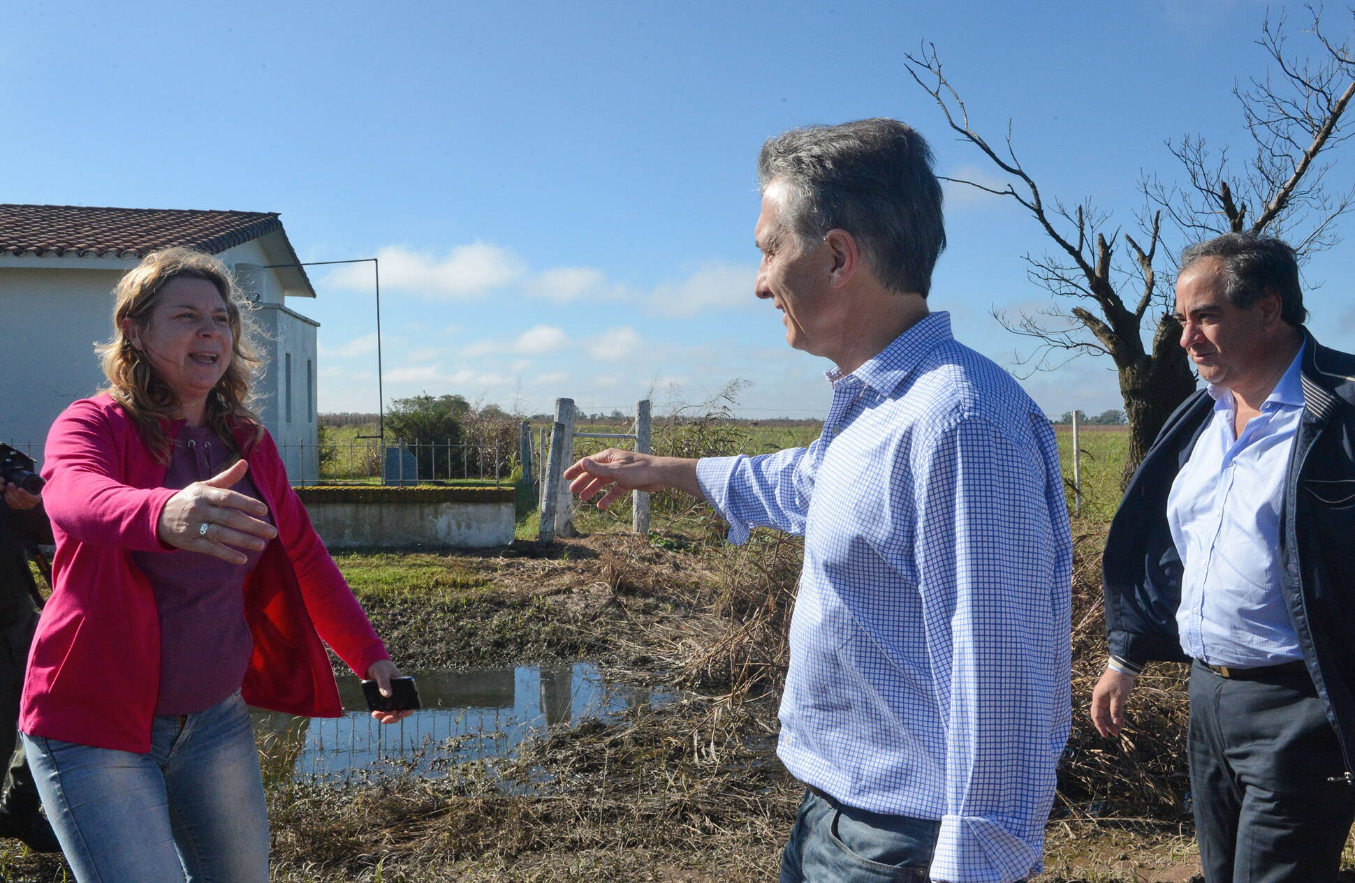 El presidente Macri se reunió en Santa Fe con familias afectadas por las inundaciones