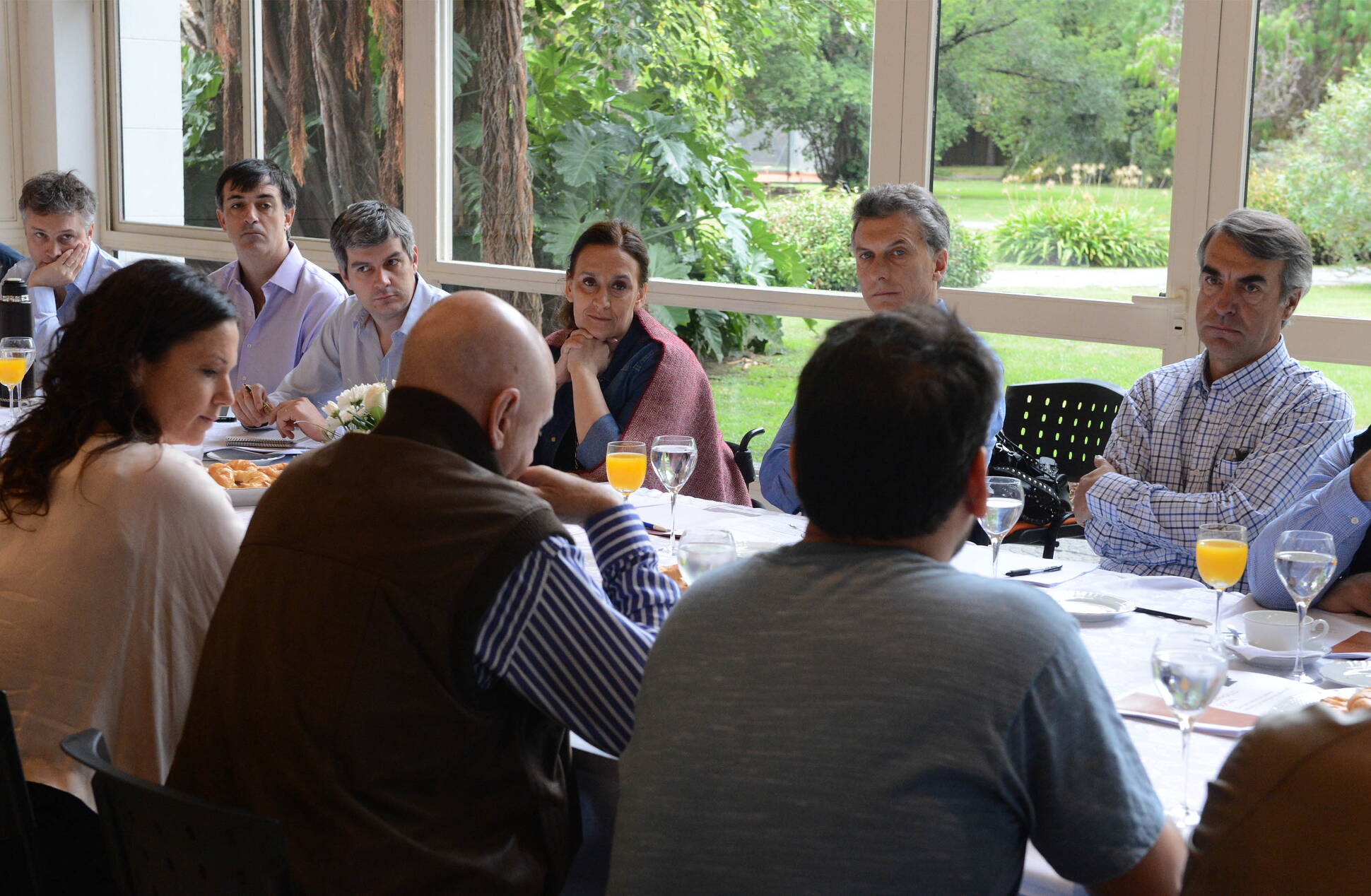 El Presidente recibió a referentes sociales en la residencia de Olivos