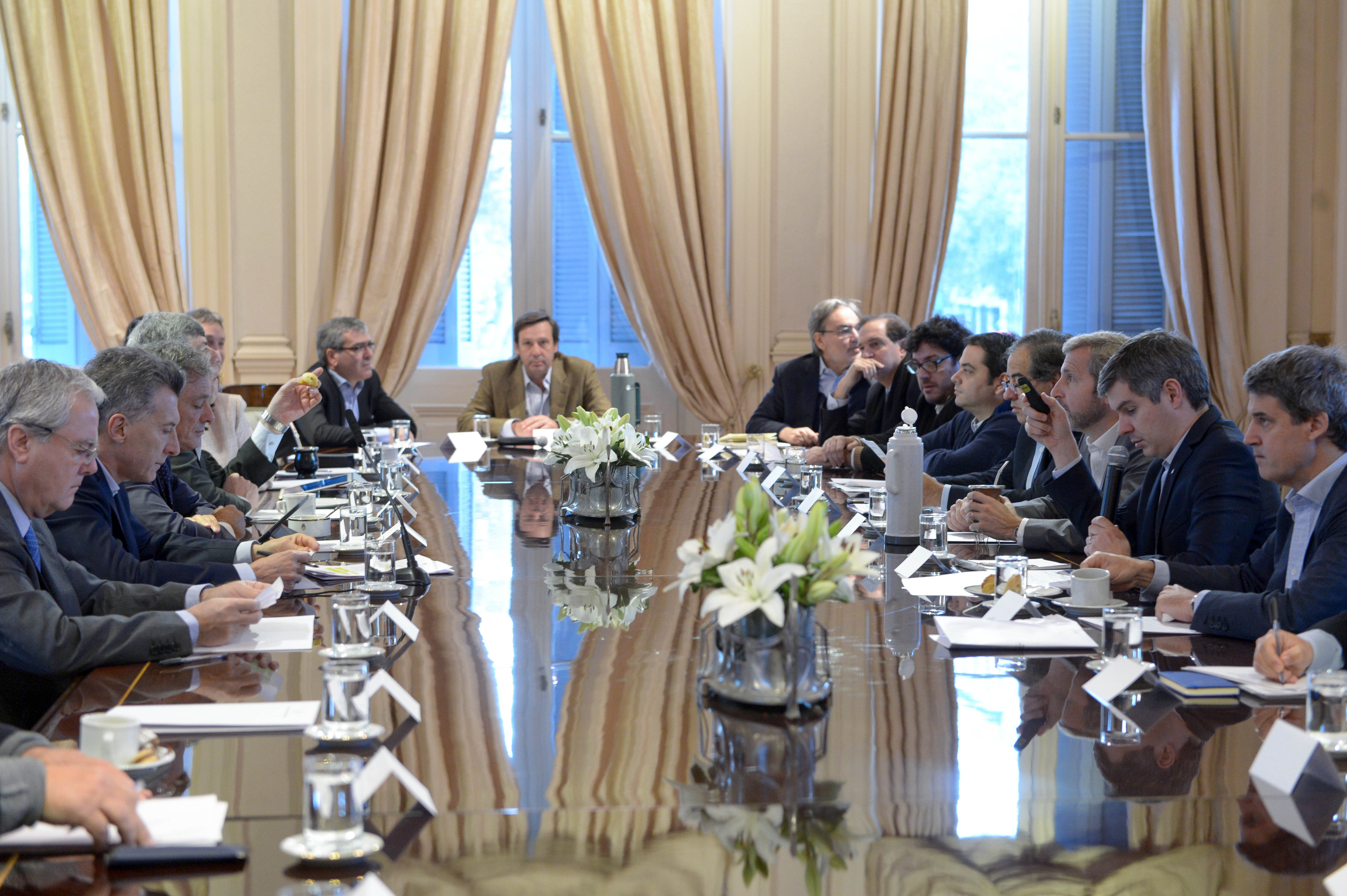 El Presidente encabezó una nueva reunión de gabinete en Casa Rosada