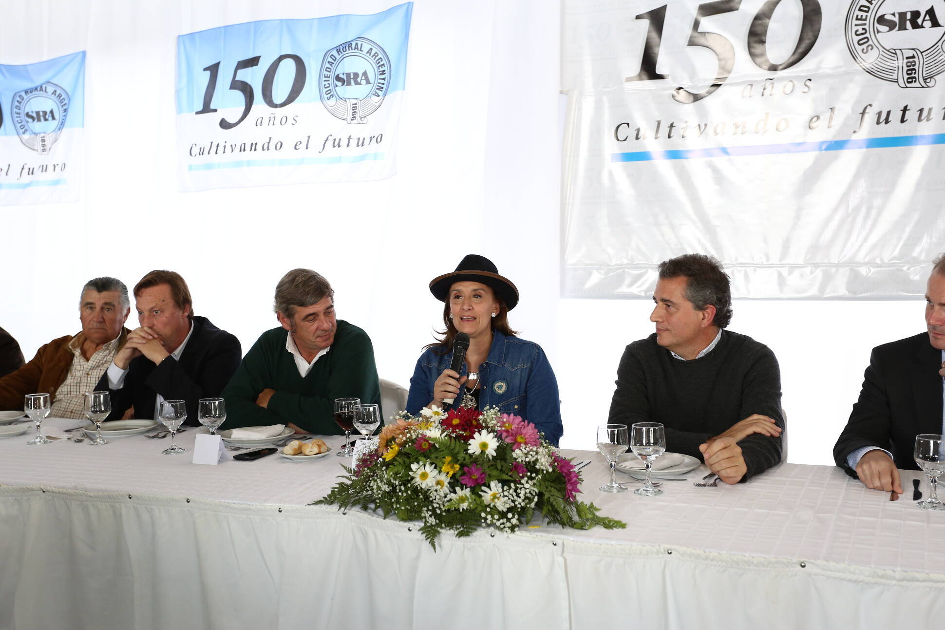 Michetti en el aniversario de la Sociedad Rural Argentina