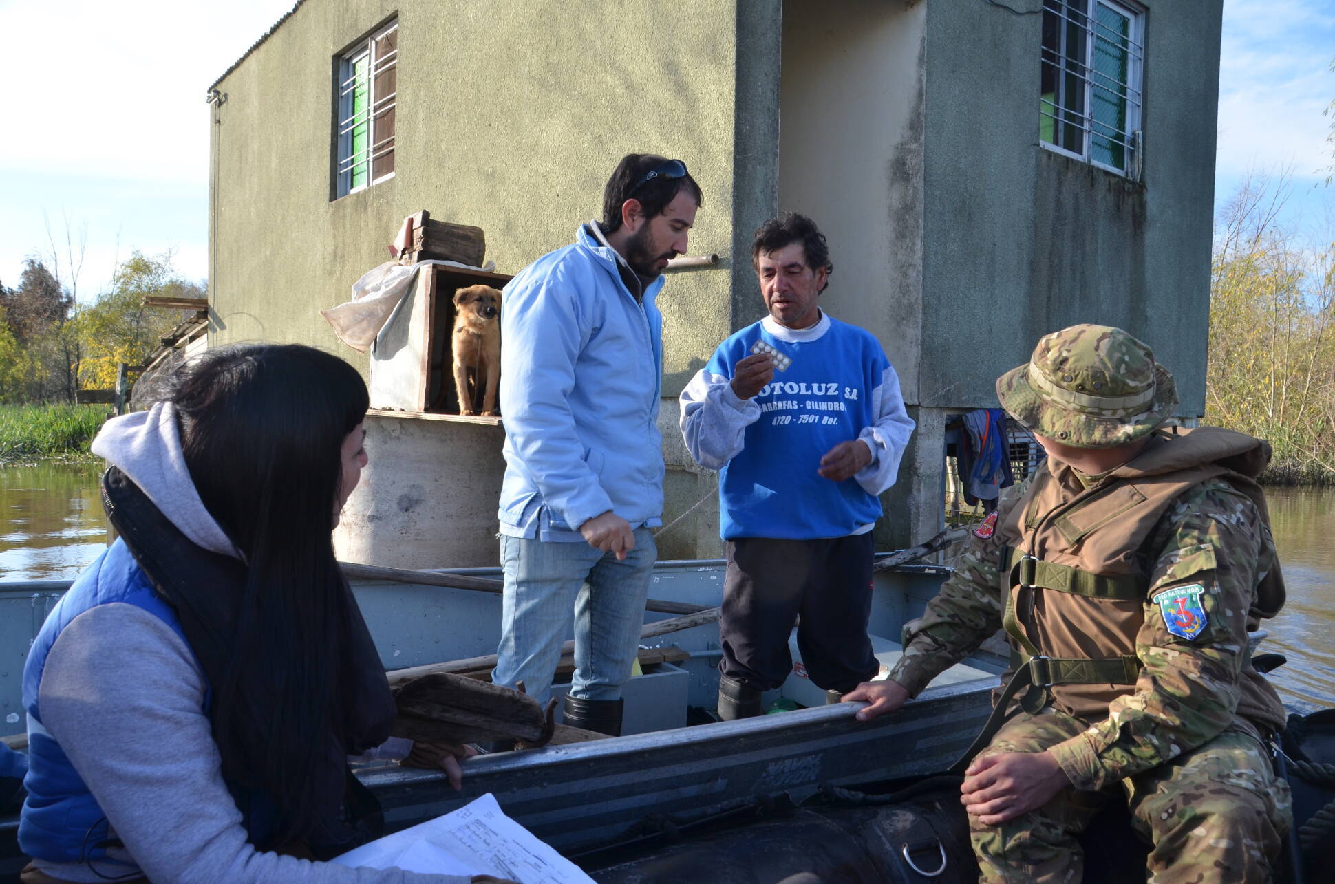 Entre Ríos: la Nación asistió a más de 300 damnificados por las inundaciones en las Islas de Ibicuy