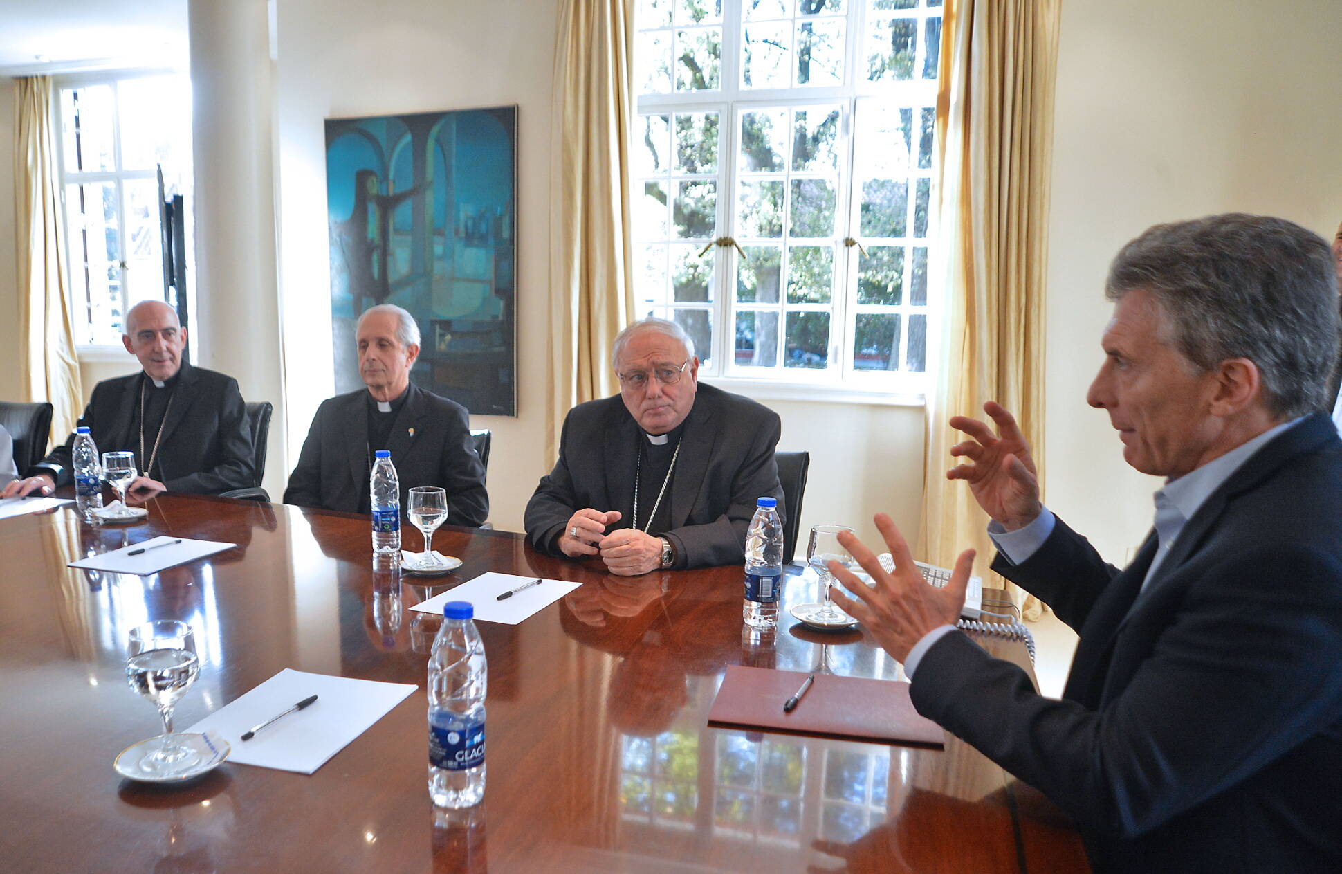 El presidente Macri recibió a las autoridades de la Conferencia Episcopal