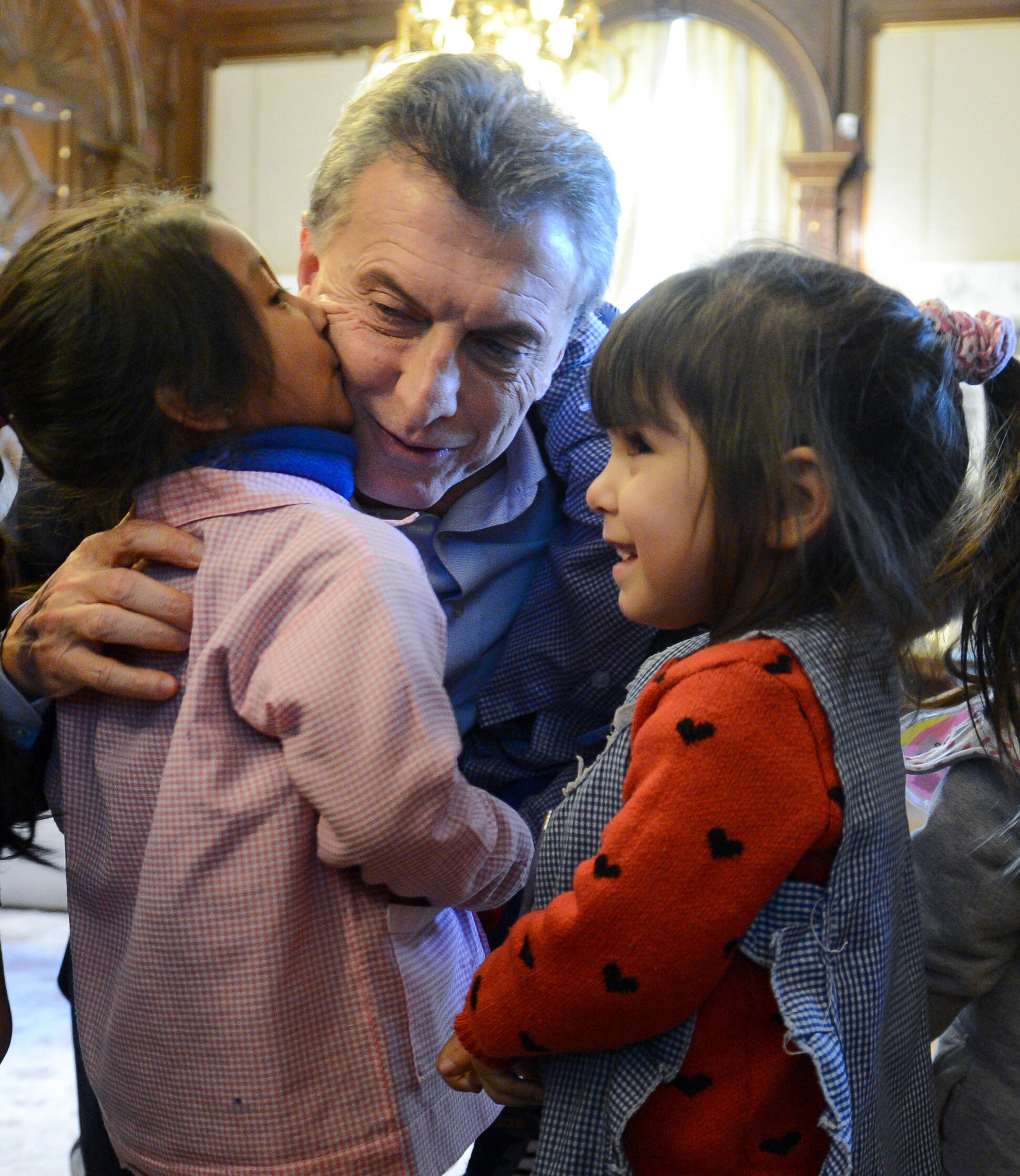 Más de 50 chicos de Centros de Primera Infancia visitaron al Presidente en Casa Rosada