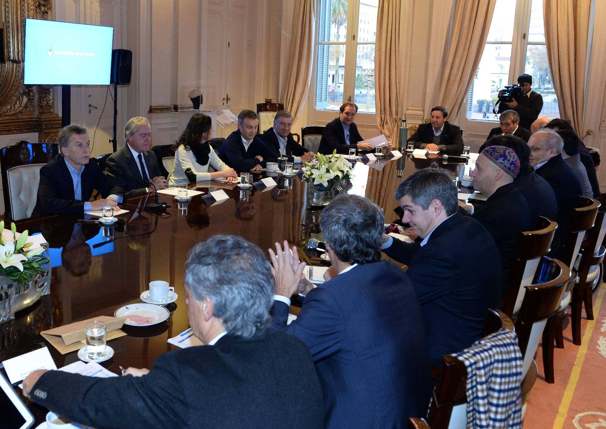 El Presidente encabezó una reunión de Gabinete en Casa Rosada