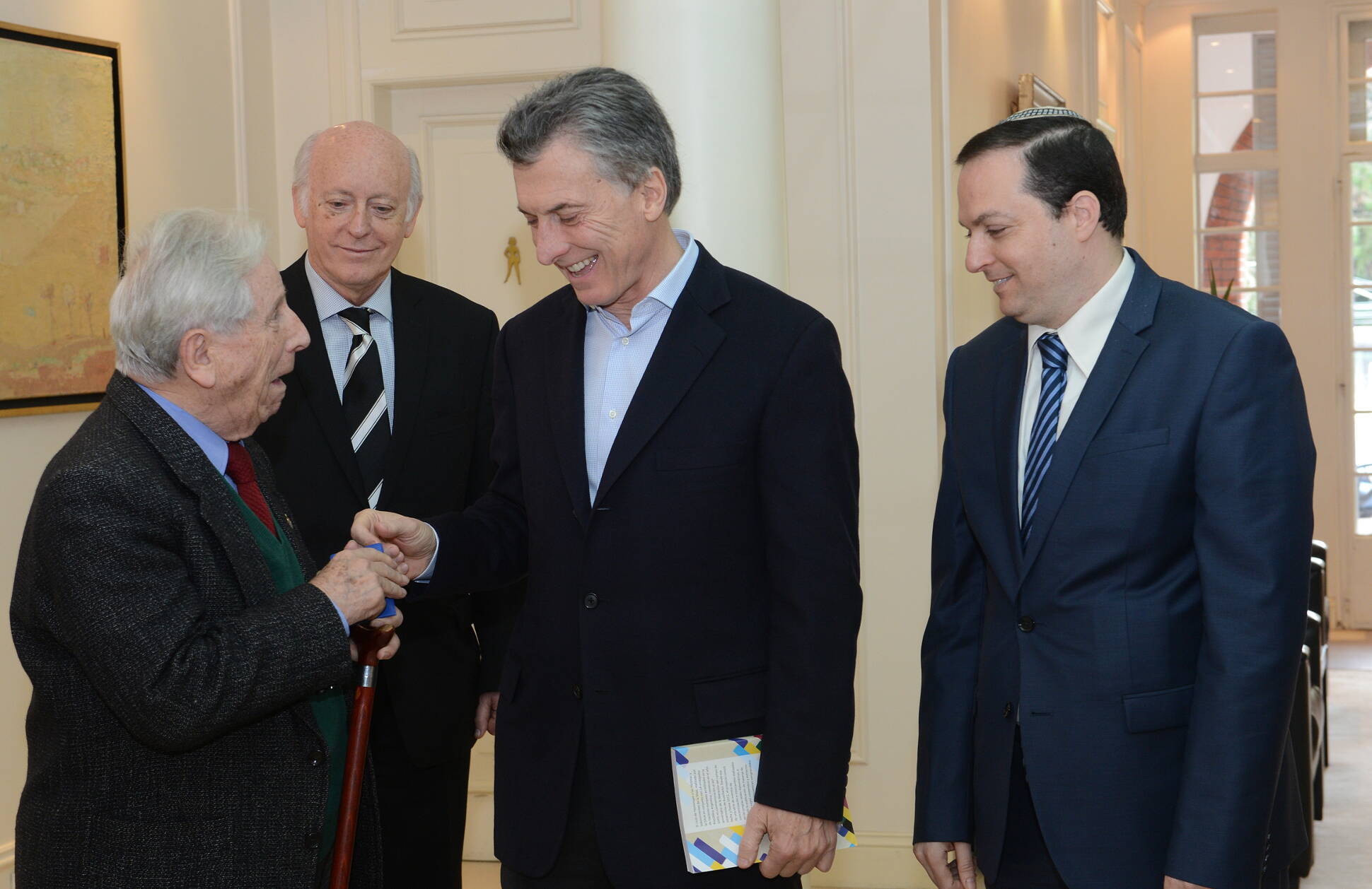 El presidente Macri recibió a las autoridades de la DAIA